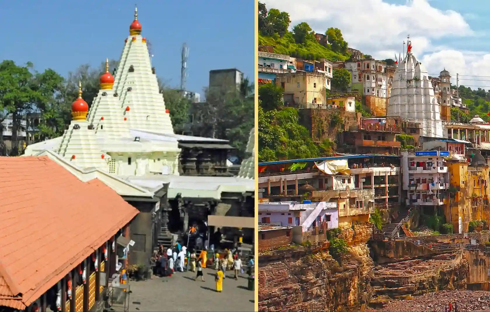 Shri Omkareshwar Jyotirlinga and Shaktipeeth Maa Mahalakshmi Ambabai Temple,Khandwa, Kolhapur