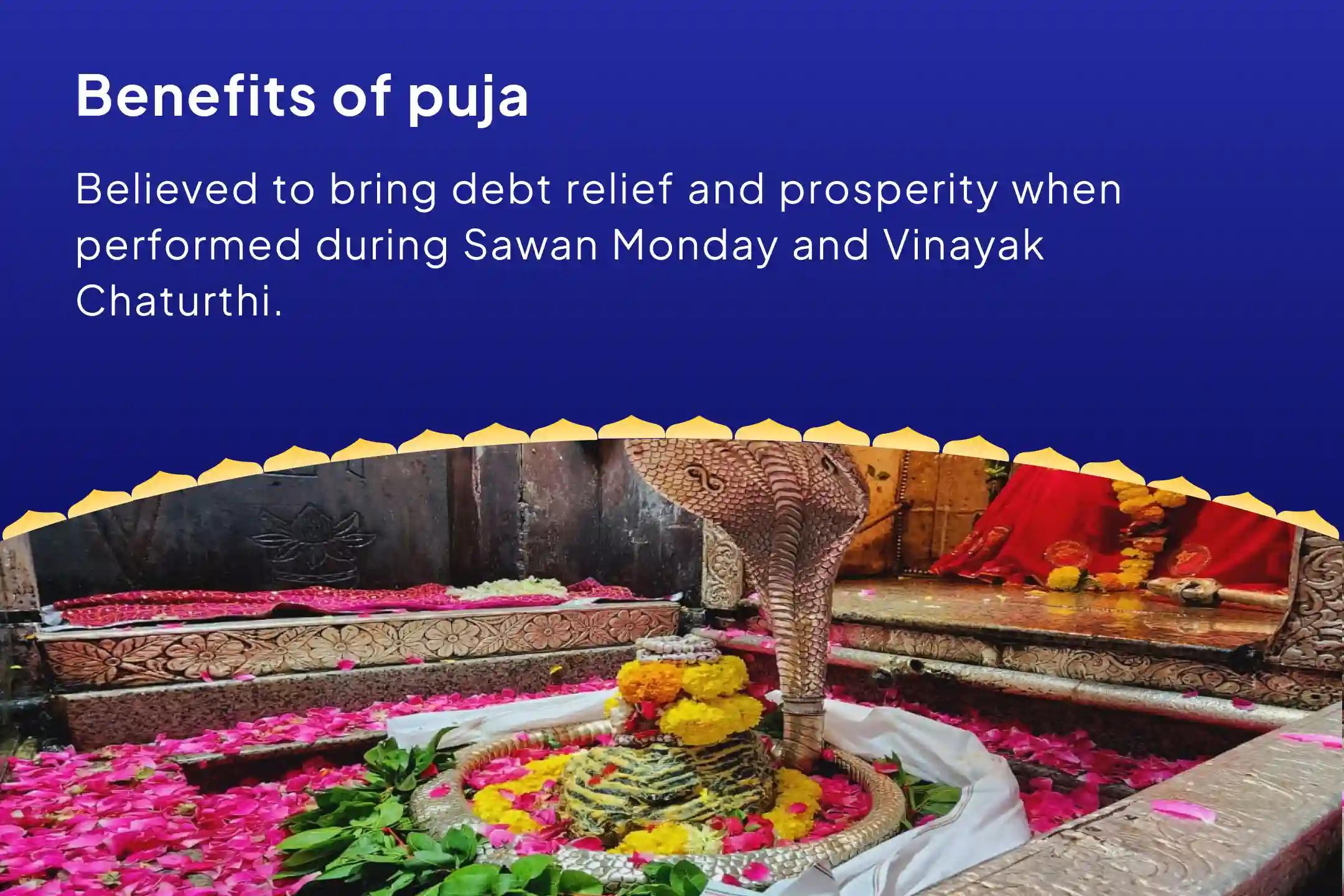 Special Sawan Vinayak Chaturthi 1008 Ganesh Durva Archana with Shiv Omkareshwar Rudrabhishek and Debt-Removal Ganesh Stotra Recitation for debt relief and abundant wealth