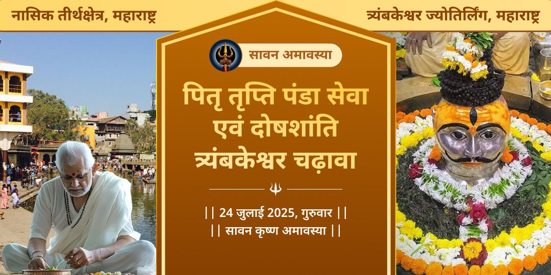 सावन महा अमावस्या पितृ शांति नाशिक एवं त्र्यंबकेश्वर पंडा सेवा