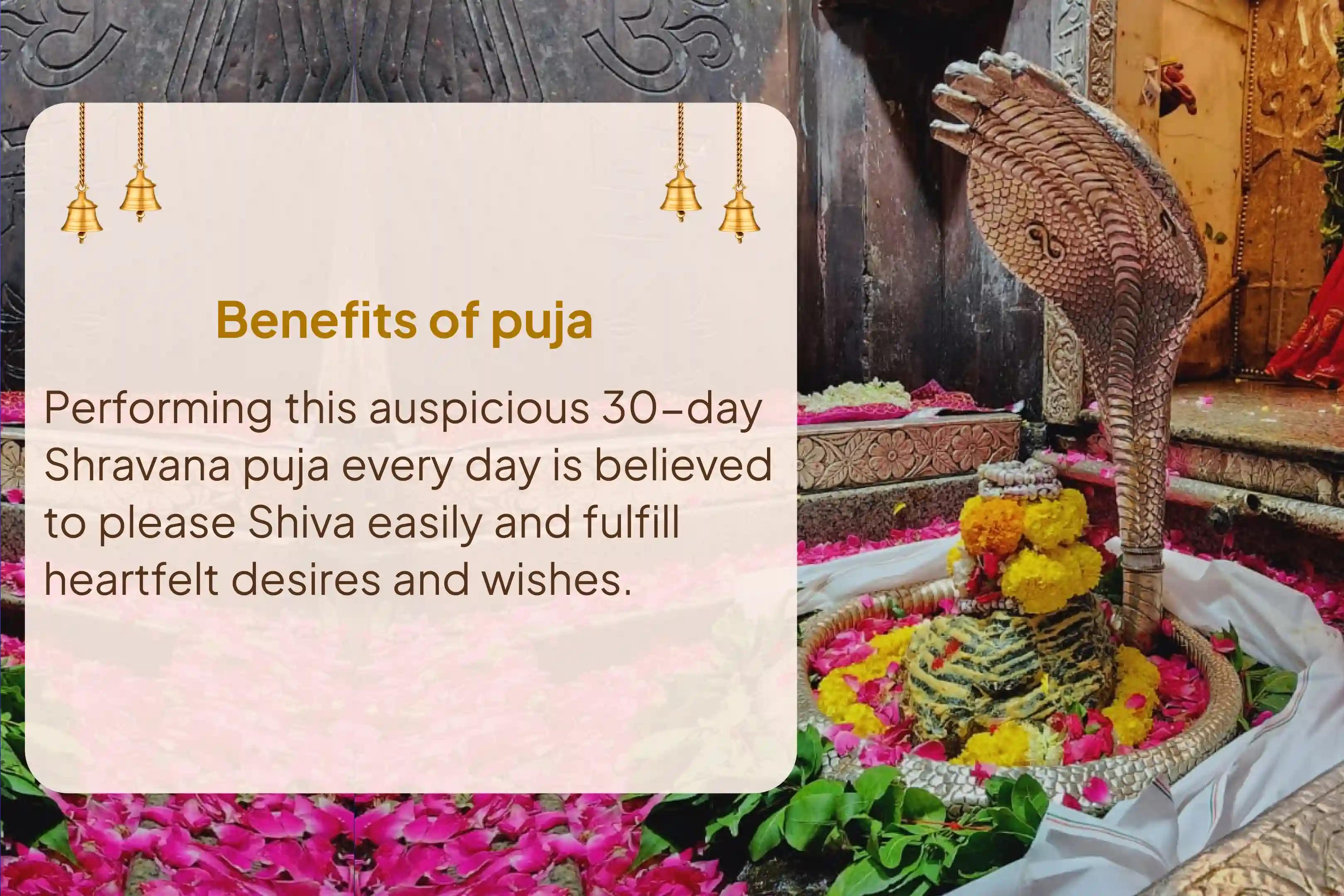 30 Days: Omkareshwar Jyotirlinga Sawan Masam Special 30 Days 108 Bilwa Archana and Shiva Rudrabhishek for Fulfillment of all wishes and desires