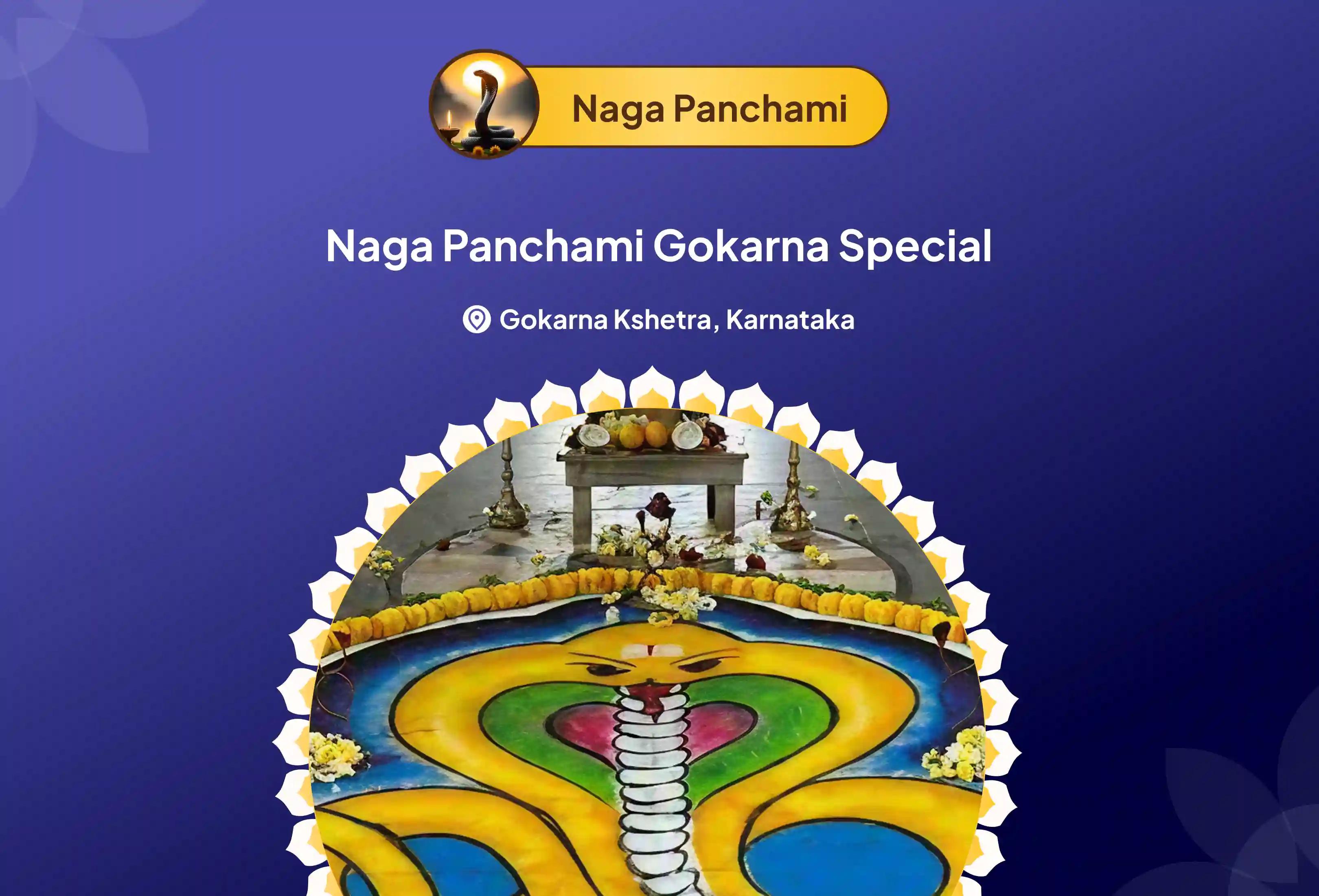 Participate in the Naga Panchami Gokarna Special Ashlesha Naga Bali Puja to remove the malicious effects of Sarpa (Naga) Dosha and clean karmic sins