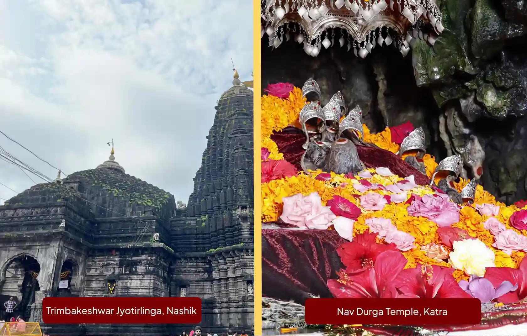 Shri Trimbakeshwar Jyotirlinga Temple, Nav Durga Temple, Nashik, Katra