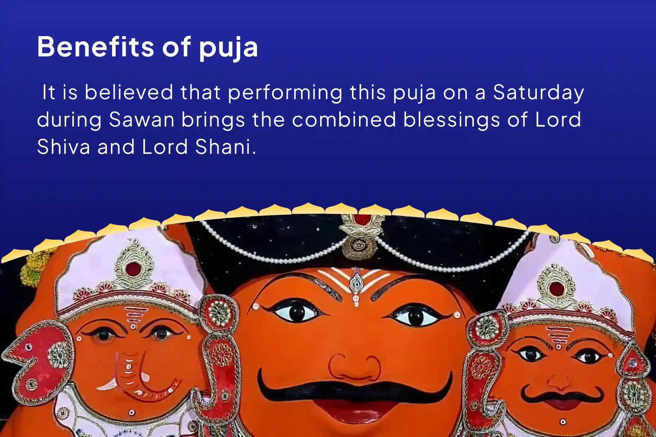 Sawan Saturday Special Shani Puja Shani Sade Sati Peeda Shanti, Shani Til Tel Abhishek and Mahadasha Shanti Mahapuja to overcome challenges and difficulties in life