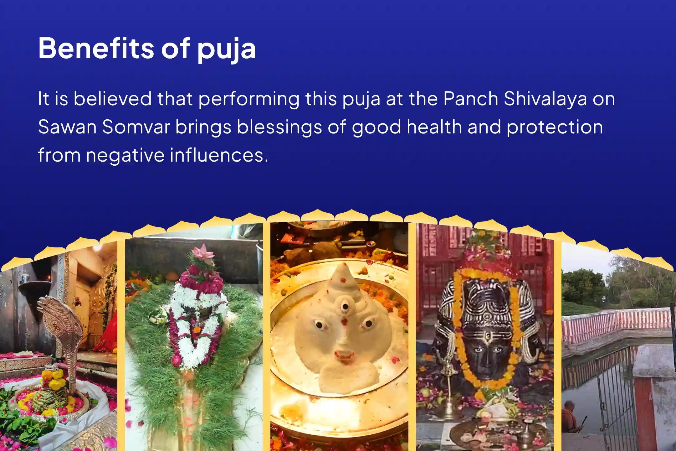 Sawan Last Monday Special : Panch Shivalaya Samyukta Special Panch Tatva (Prithvi, Jala, Vayu, Akaash, Agni) Maha Rudrabhishek at Five Sacred Shivalayas  For Blessings of Good Health and Protection from Negative Influences