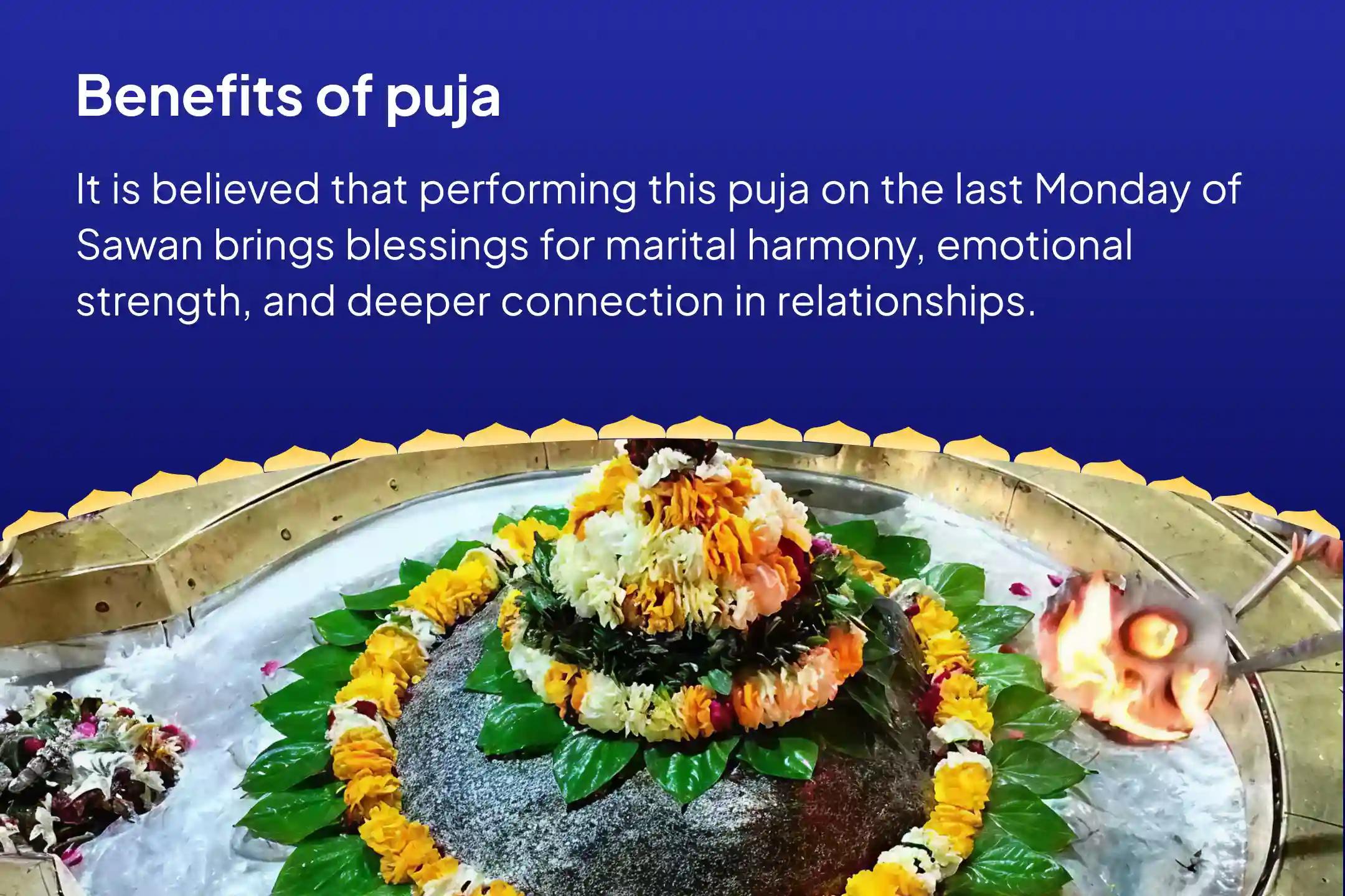 Last Sawan Monday Kashi Special Ardhanarishwar and Parvati Worship Shiva-Parvati Vivah Puja, Devi Mahatmyam Recitation, and Ardhanarishwar Puja for marital harmony, relationship stability, and blessings of love