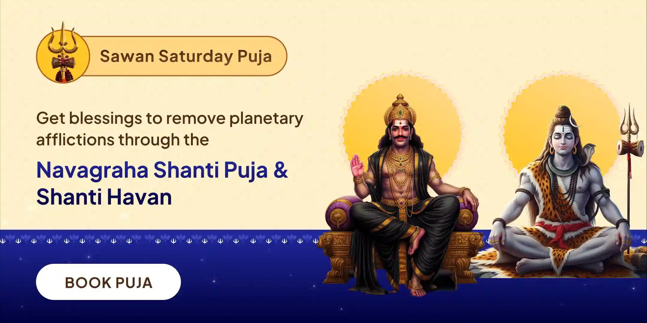 Navagraha Shanti Puja, Shani Til Tel Abhishek and Paap Graha Shanti Havan