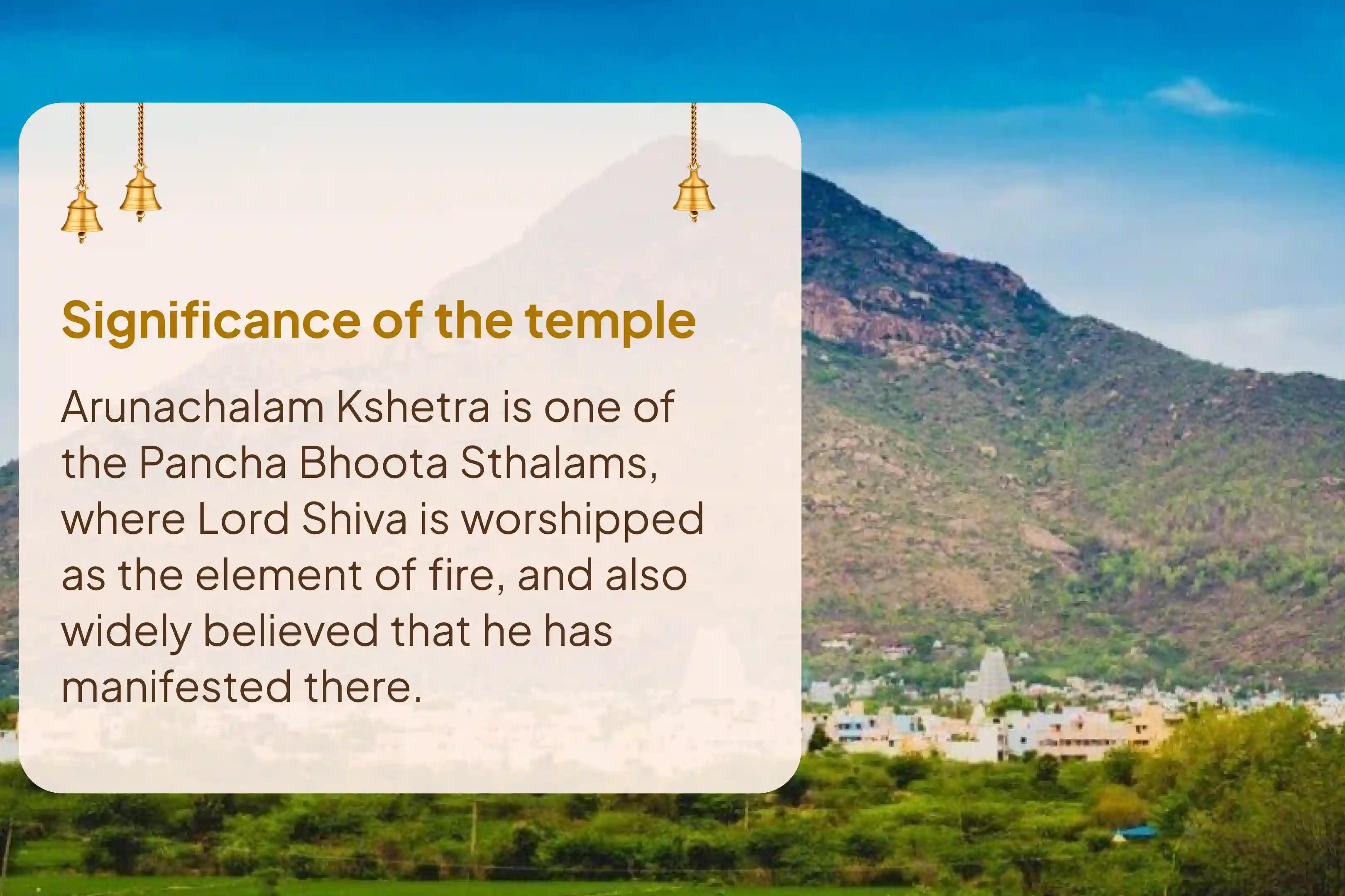 Shravana Somavaram Arunachalam Kshetra Special Arunachalam Kshetra Special Rudrabhishek Puja and Homam To receive the blessings of Lord Arunachaleshwar and bliss in life