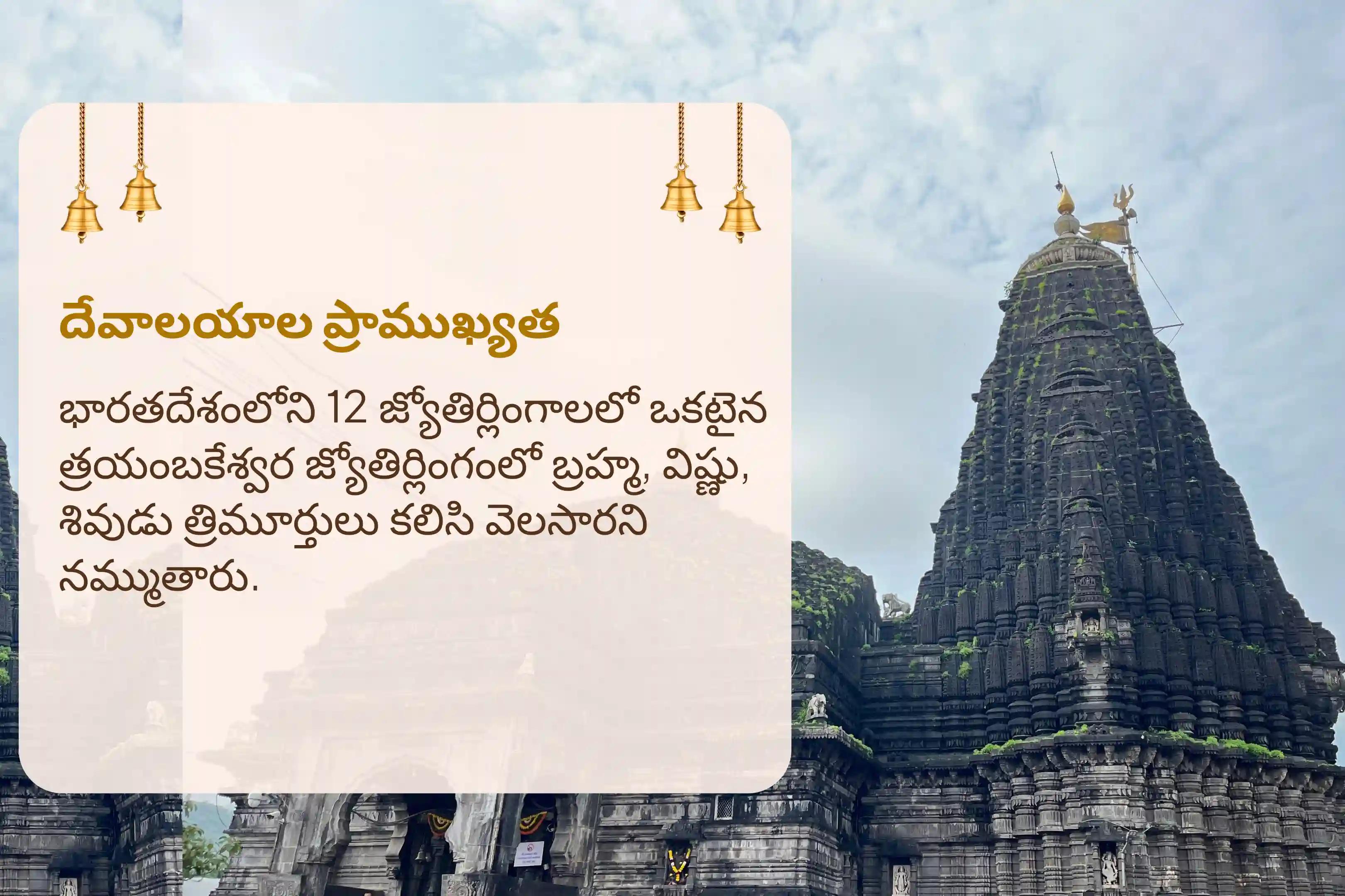సంపద, జీవిత లక్ష్యం, మరియు భౌతిక అడ్డంకుల నుండి విముక్తికై ఆశీస్సుల కోసం శ్రావణ సోమవారం జ్యోతిర్లింగ ప్రత్యేక జ్యోతిర్లింగ త్రయంబకేశ్వర రుద్రాభిషేక మహాపూజలో పాల్గొనండి.