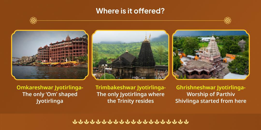Last Sawan Monday Bholenath 3 Jyotirlinga Jal & Bilva Mahabhishek