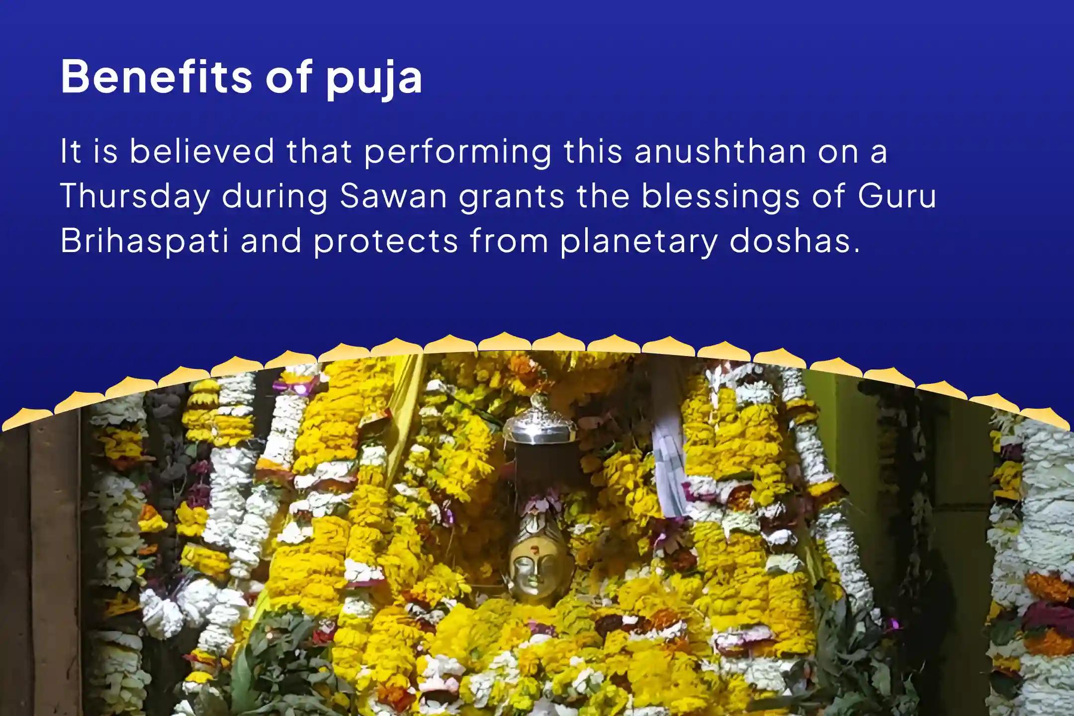 Rahu-Guru Wealth and Prosperity Kashi Special Brihaspati-Rahu Yuti Dosh Nivaran with 18,000 Rahu Mool Mantra Chants, 16,000 Brihaspati Mool Mantra Chants, and Havan for Prosperity and Material Well-Being