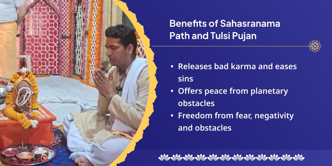 Sawan Ekadashi Vishnu Sahasranama Path & Tulsi Pujan
