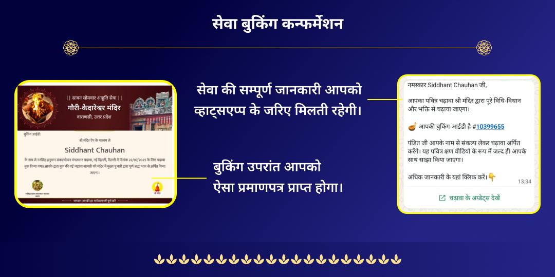अंतिम सावन सोमवार कथा, हवन एवं गौरी केदारेश्वर चढ़ावा सेवा