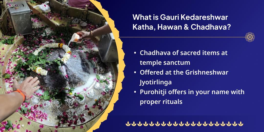 Last Sawan Somwar Gauri Kedareshwar Katha, Hawan & Chadhava 