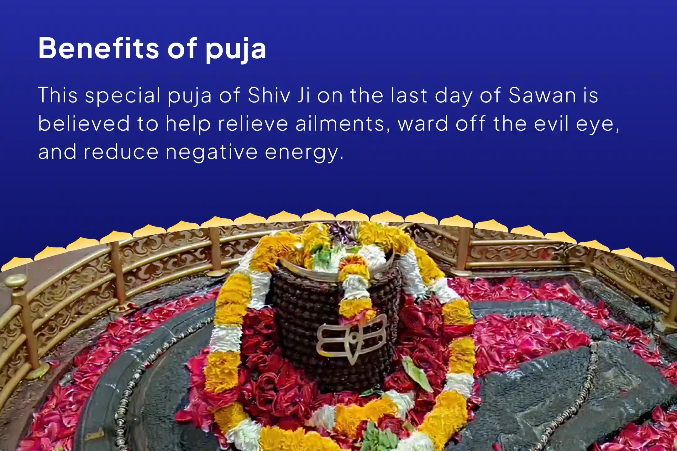 Last Day of Sawan: Grishneshwar Jyotirlinga Special Grishneshwar Jyotirlinga Shiv Rudrabhishek Blessings against Ill Health, Evil Eye and Negative Energies