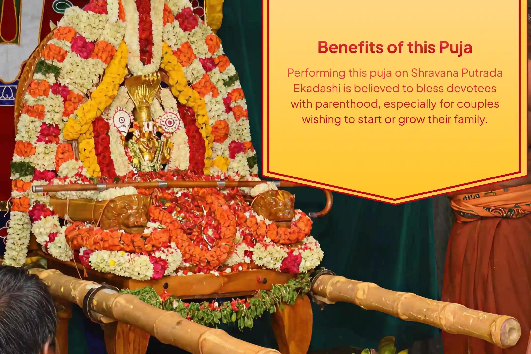 Worship Satyanarayan on Shravana Putrada Ekadashi Satyanarayan Katha and Homam For the divine blessings of parenthood