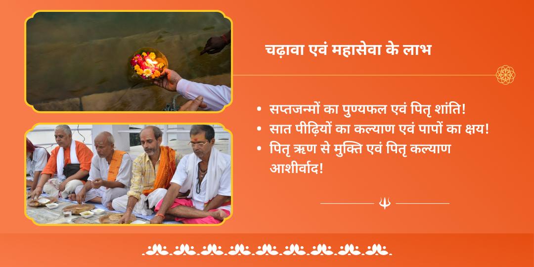 सावन पूर्णिमा संगम पितृऋण सेवा एवं चढ़ावा