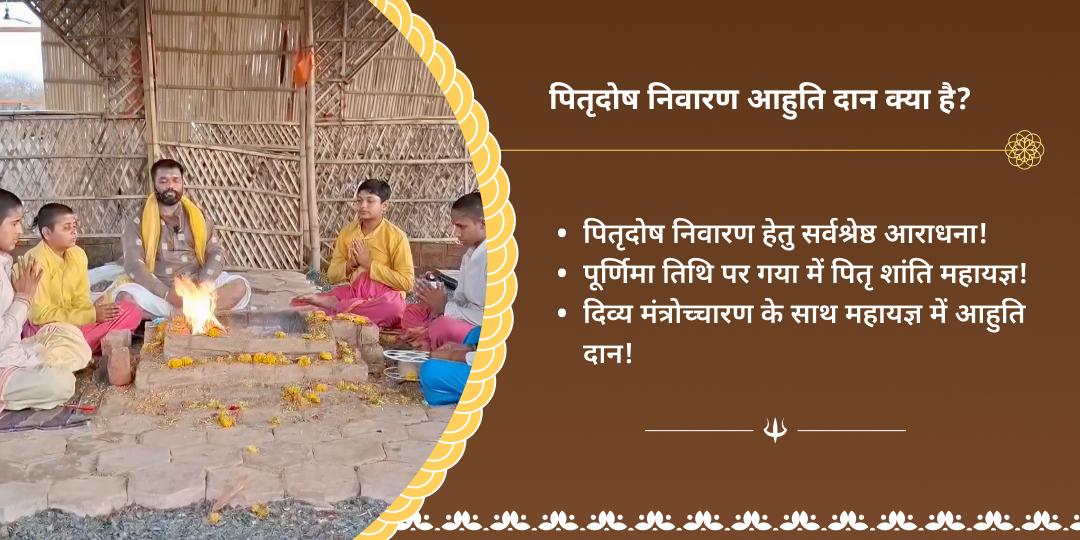 सावन पूर्णिमा गया पितृ दोष निवारण हवन आहुति 