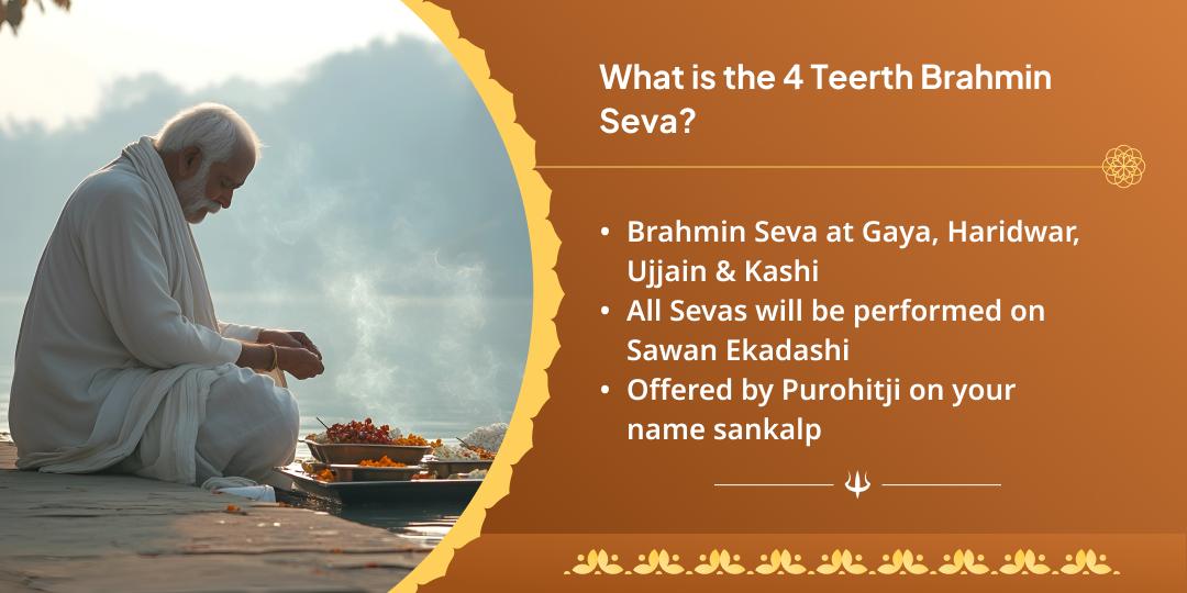 Sawan Ekadashi Shiv Chaturdham Brahmin Seva