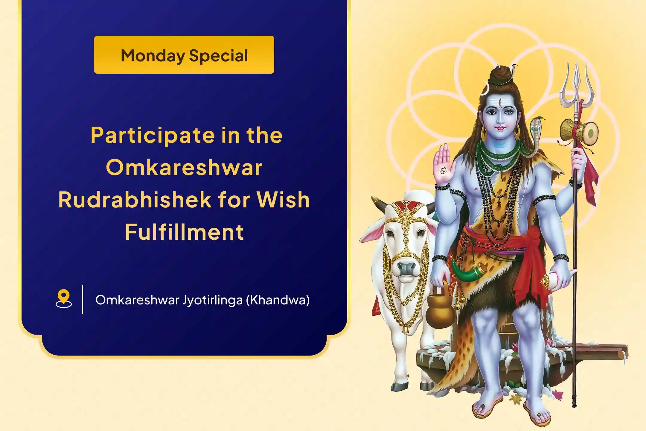 Omkareshwar Jyotirlinga Special Omkareshwar Rudrabhishek For Fulfilment of all wishes And Financial Stability