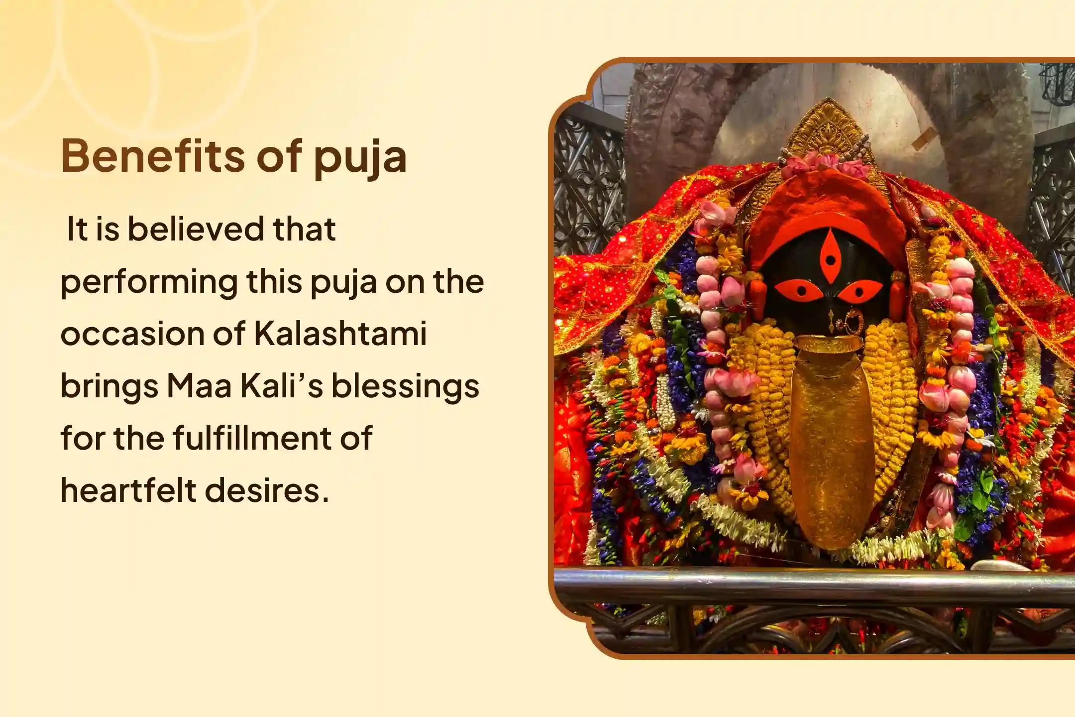Kalashtami Shaktipeeth Special Shree Shree Dakshina Kali Mata Mahanisha Pujan, Stotram Path and Havan for Fulfilment of all Desires and Removal of All Obstacles