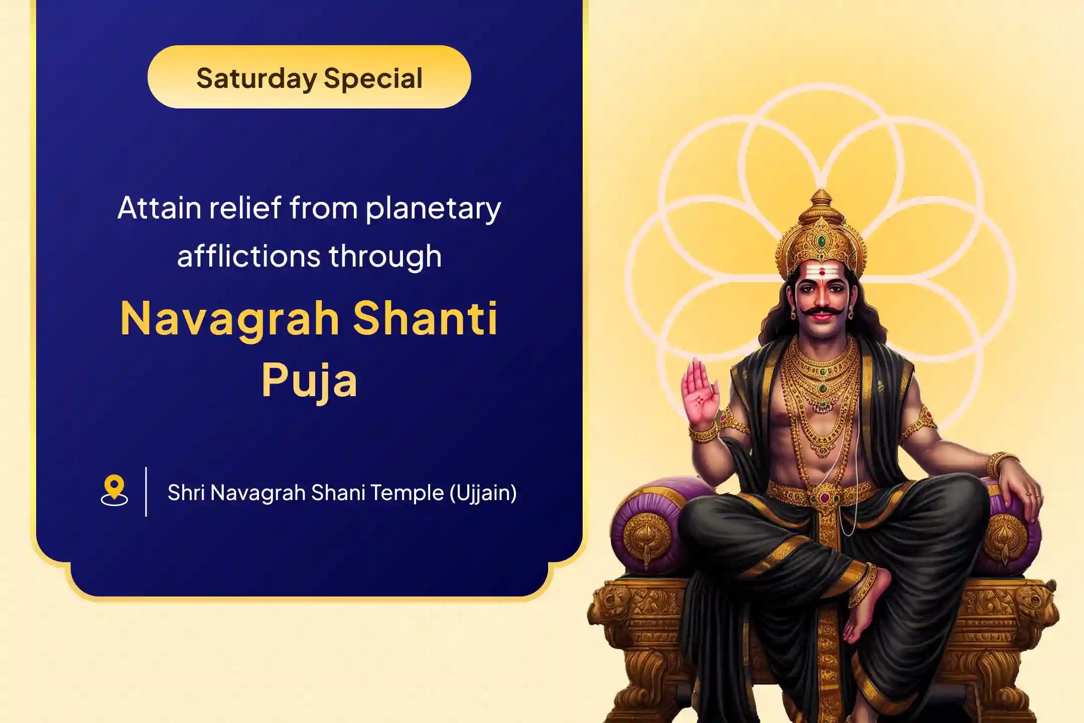 Shani Shanti Puja Navagraha Shanti Puja, Shani Til Tel Abhishek and Paap Graha Shanti Yagya To Remove Planetary Afflictions of all the Rashis