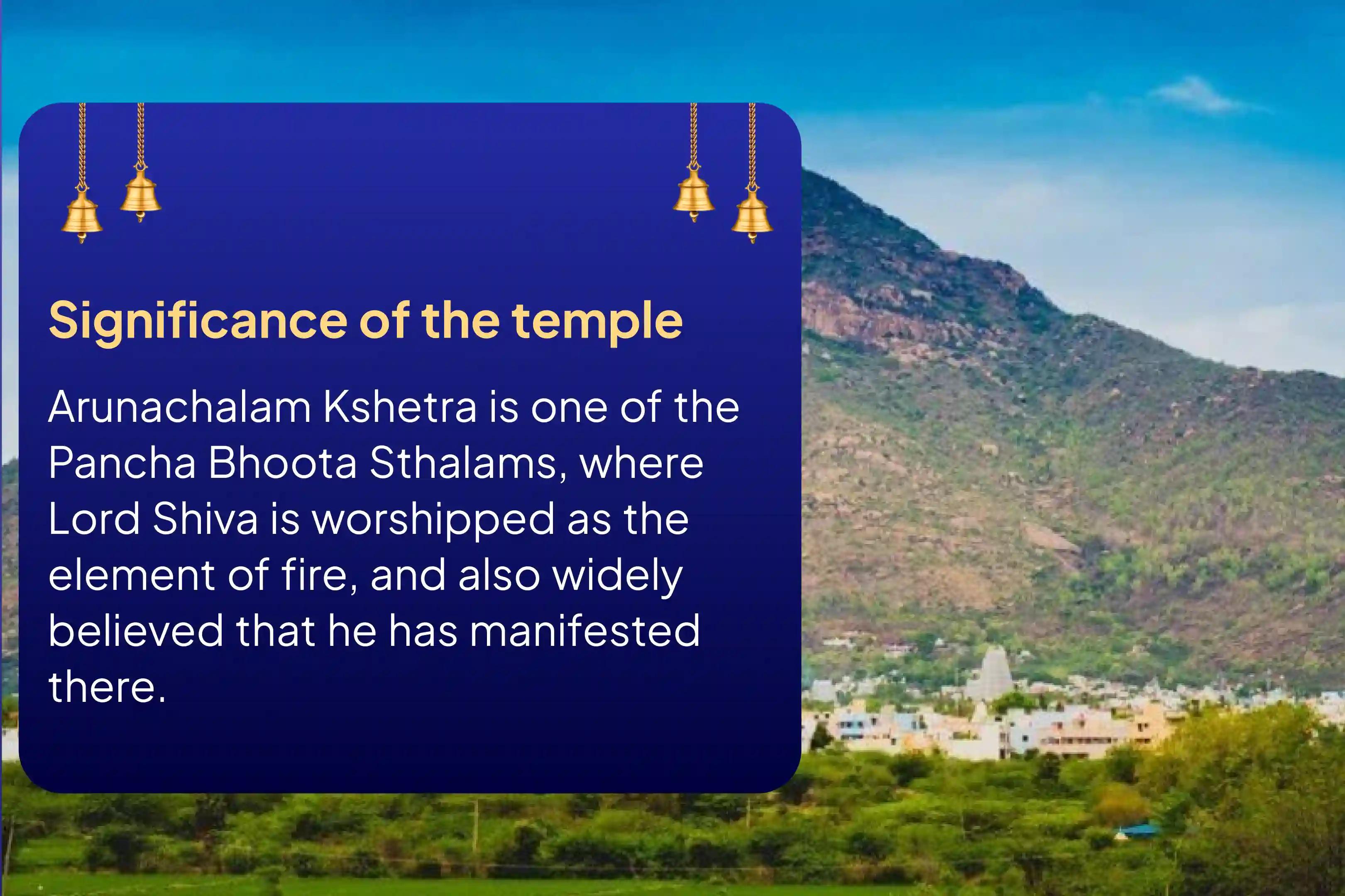 Participate in the Shravana Somavaram Arunachalam Kshetra Special Arunachalam Kshetra Special Rudrabhishek Puja and Homam to receive blessings of Lord and bliss in life.