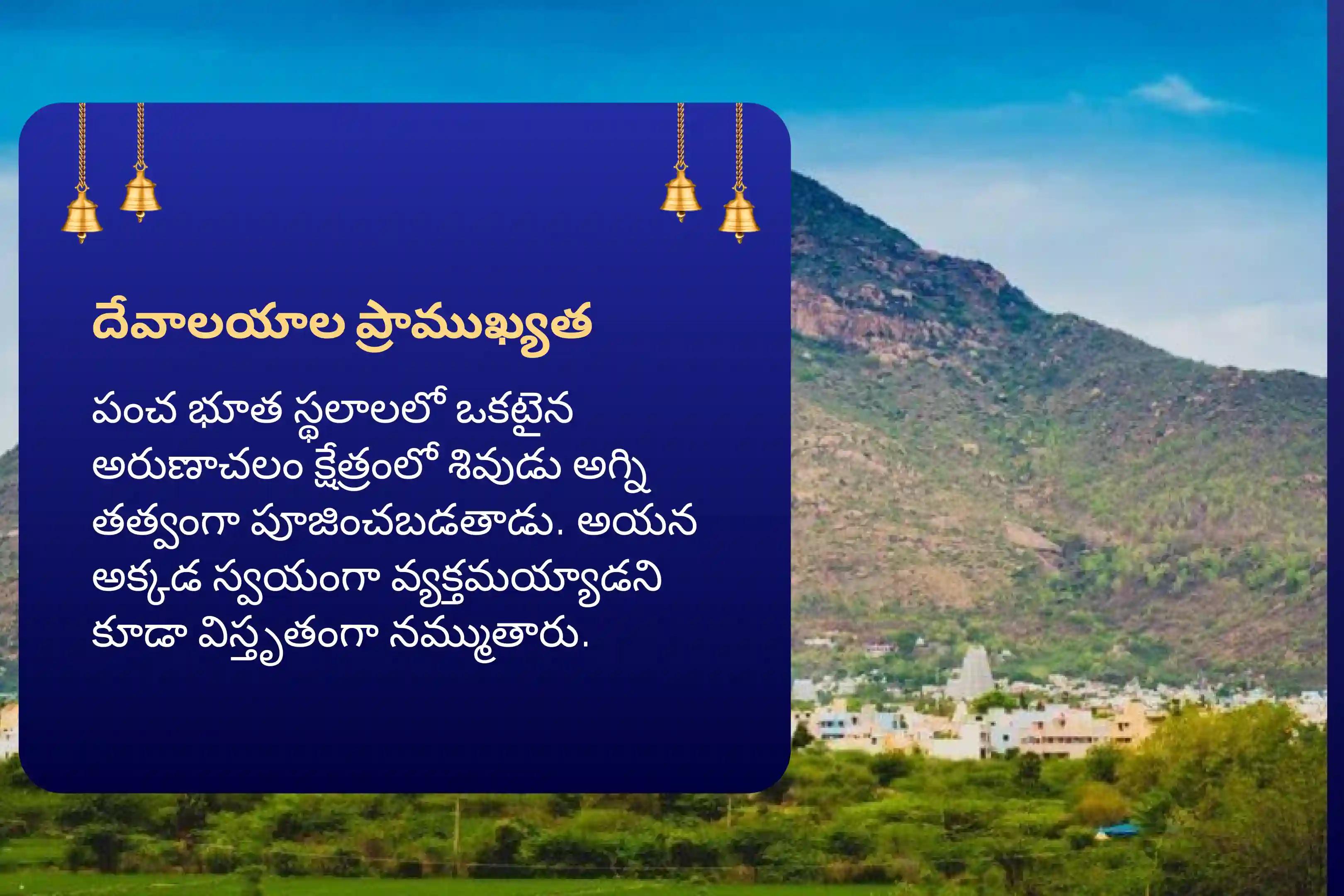 ఆశీస్సులతో పాటు జీవితంలో ఆనందాన్ని పొందడానికి శ్రావణ సోమవారం అరుణాచలం క్షేత్ర ప్రత్యేక రుద్రాభిషేకం పూజ మరియు హోమంలో పాల్గొనండి