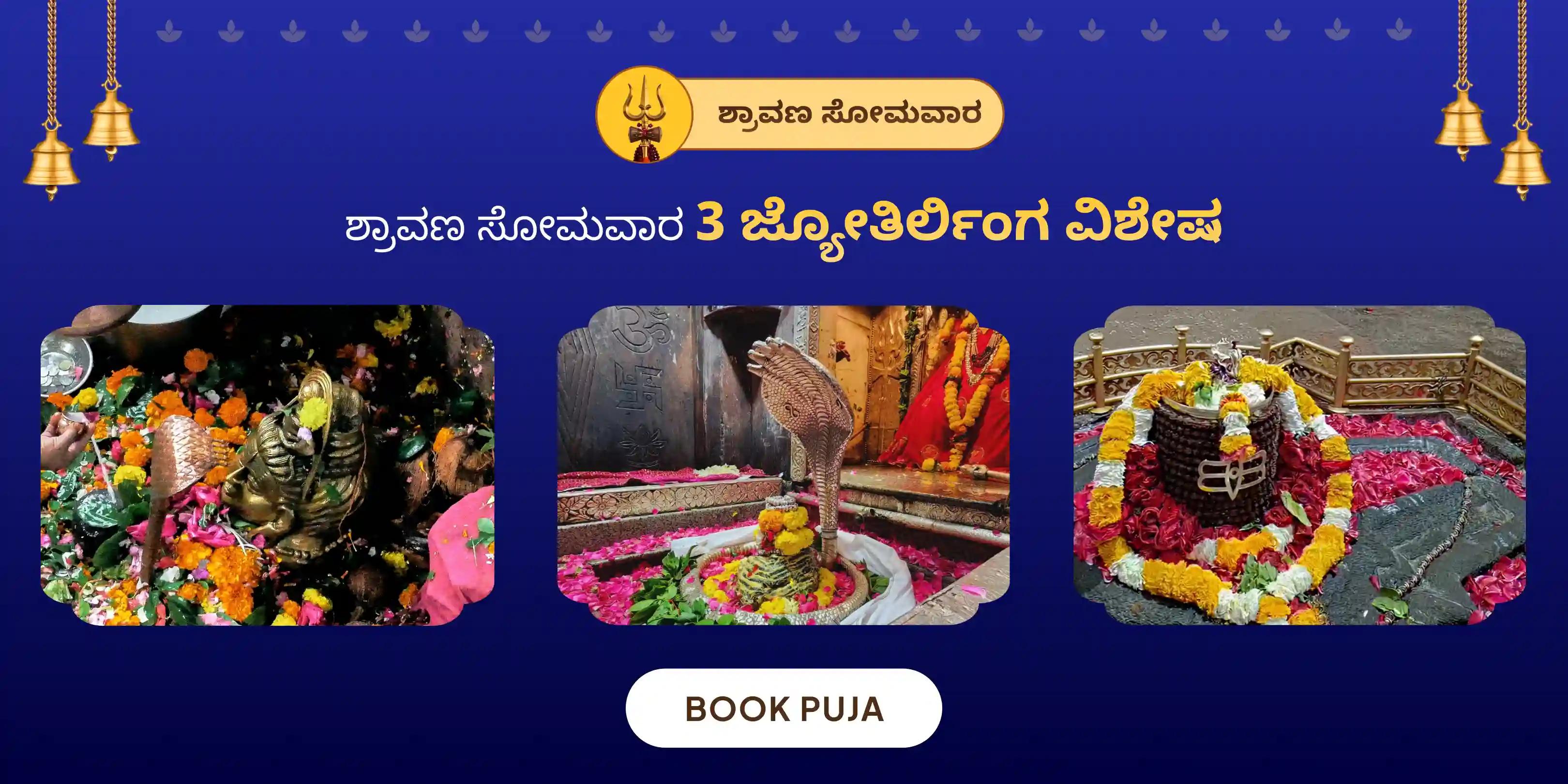 3 ಜ್ಯೋತಿರ್ಲಿಂಗಗಳಲ್ಲಿ ಶಿವ ರುದ್ರಾಭಿಷೇಕ ಮತ್ತು ರುದ್ರ ಹೋಮ