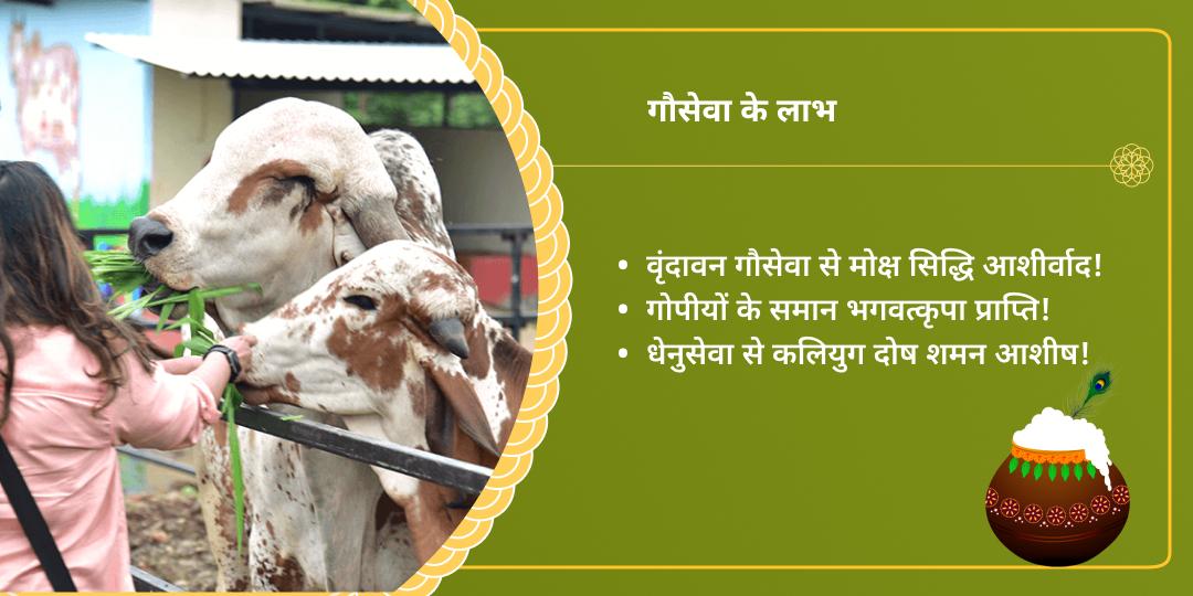 बालगोपाल कृष्ण जन्मोत्सव गौमाता वृंदावन सेवा