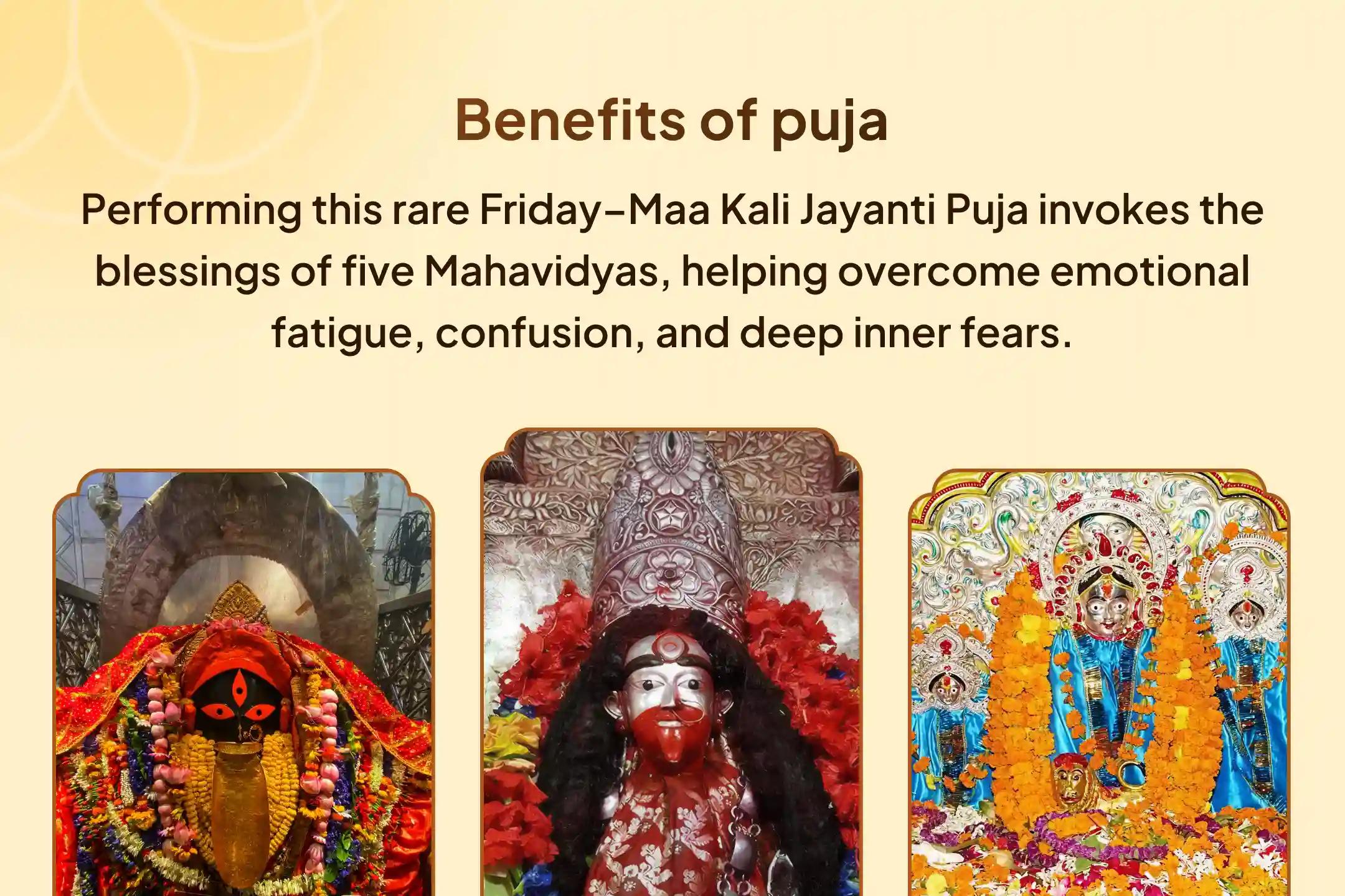 3 Shaktipeeth Tantra special Maa Tara, Maa Kali, Maa Tripura Sundari and Maa Bhairavi Tantra Yukta Yagya for Overcoming Emotional Burnout, Confusion in Life Decisions & Inner Fear