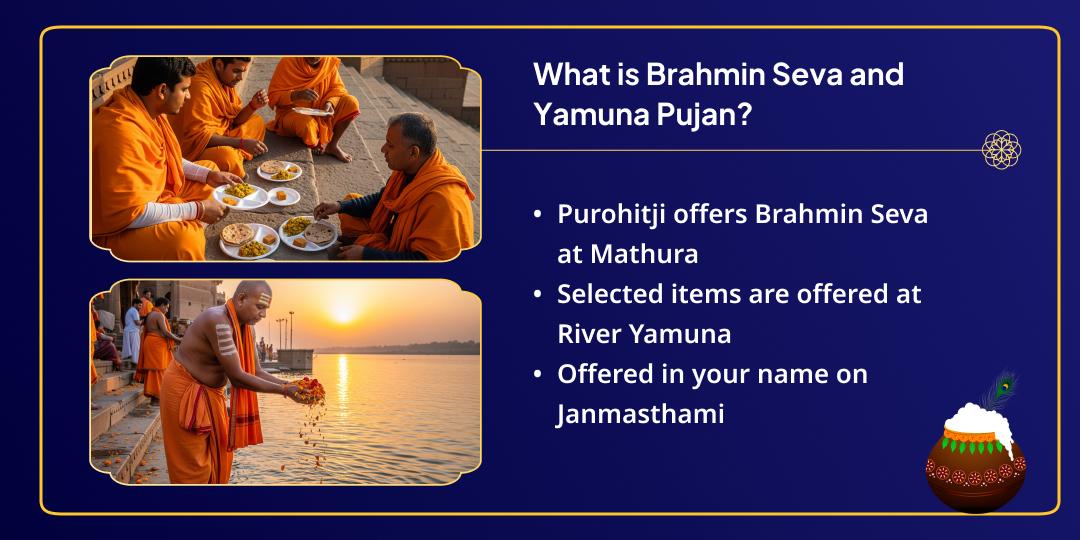 Janmashtami Brahmin Seva & Yamuna Pujan