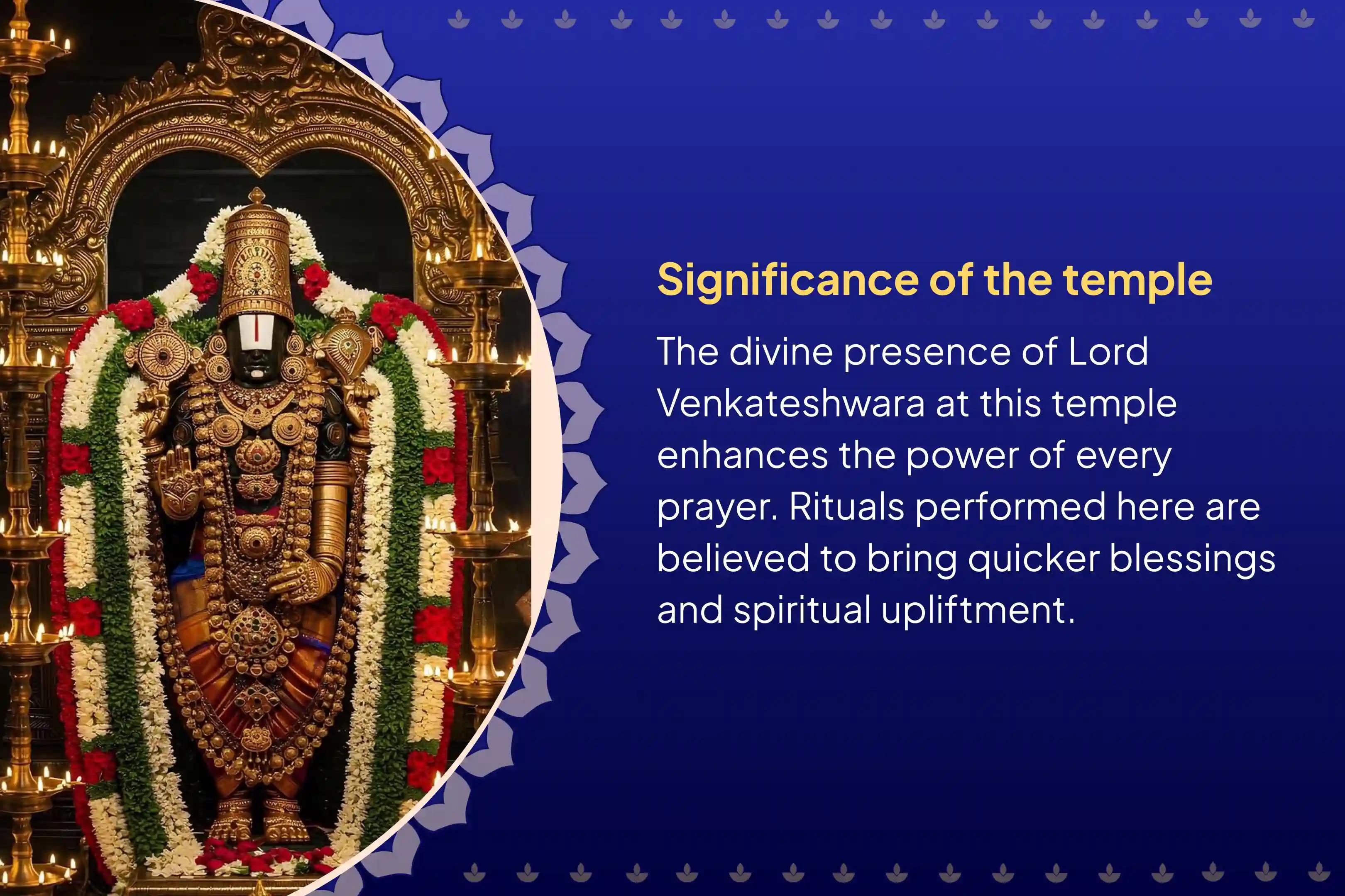  Participate in the Saturday Lord Venkateshwara Special Sahasra Tulsi Dal Archana and Venkateshwara Vaibhav Homam to free yourself from karmic cycles and negativity.