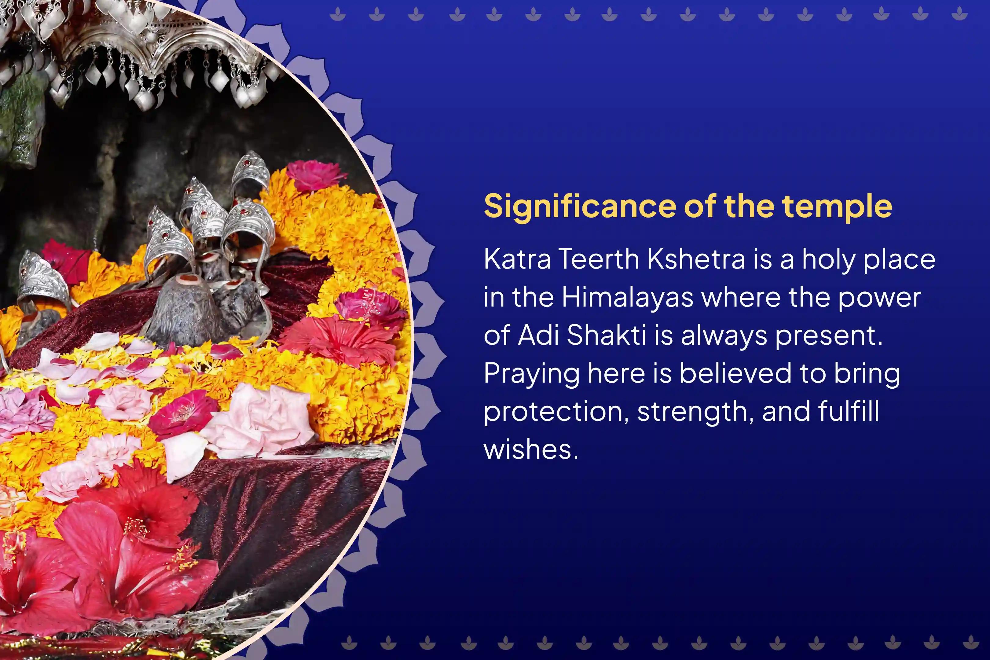 Participate in the Shravana Shukravaar Durga Puja Special Durga Nav Chandi Puja and Homam at Katra Teerth Kshetra for protection from negativity, enemies, and evil eye