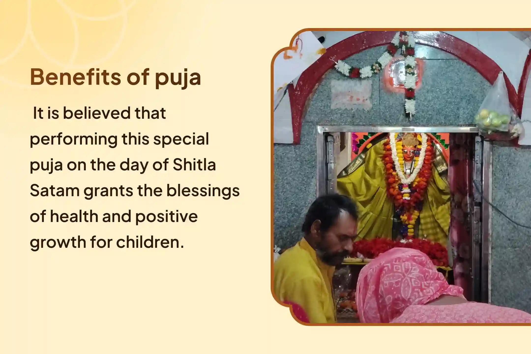 Shitla Satam Special Maa Shitla Devi Puja and Shitla Ashtakam Stotra Path to invoke blessings for sound health and growth to the children