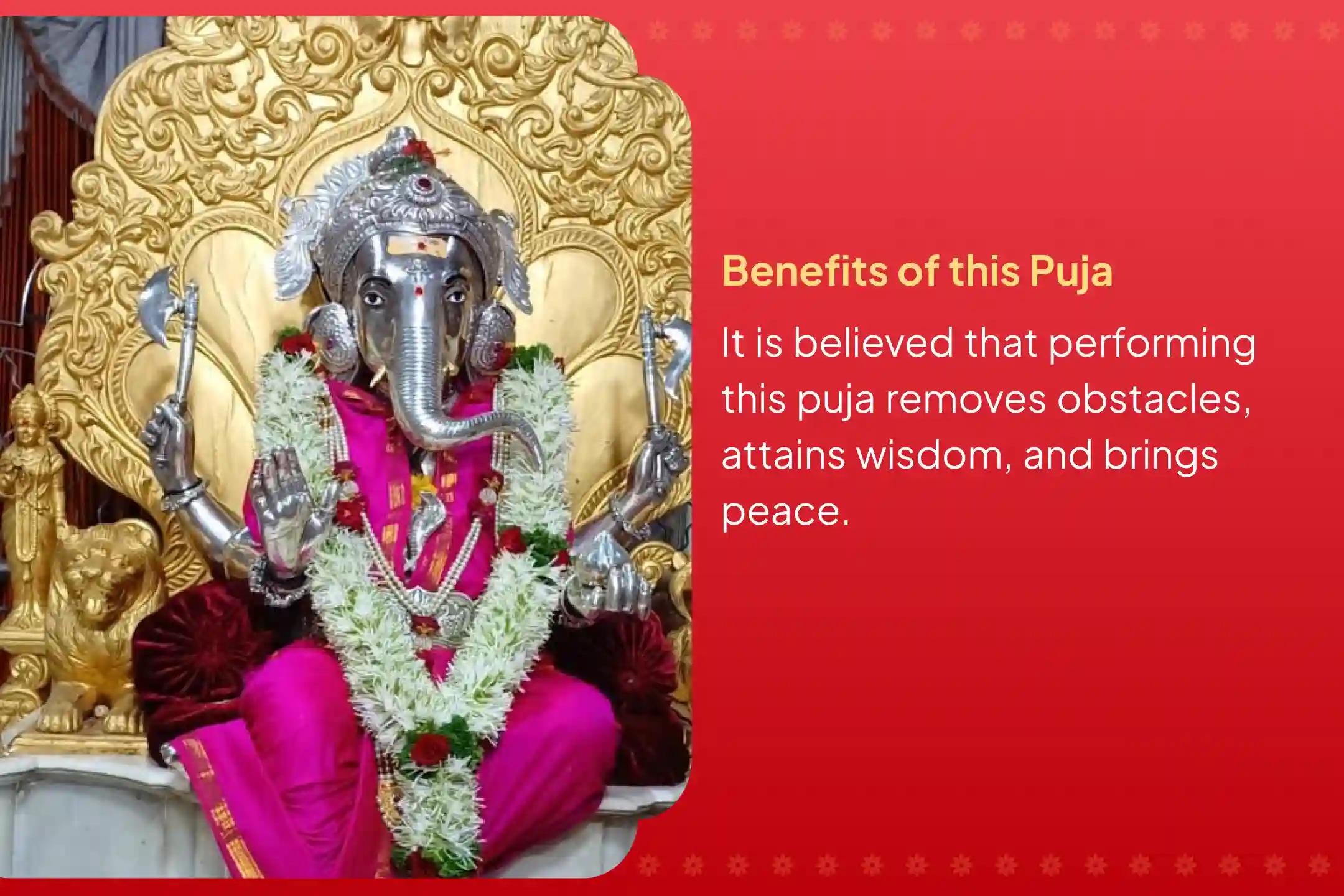 Participate in the Sankatahara Chaturthi Ganapathi Raksha Mahotsav Sankashti Ganapathi Homa and Ganapathi Abhishekam Sankashti Ganapathi Homa and Ganapathi Abhishekam