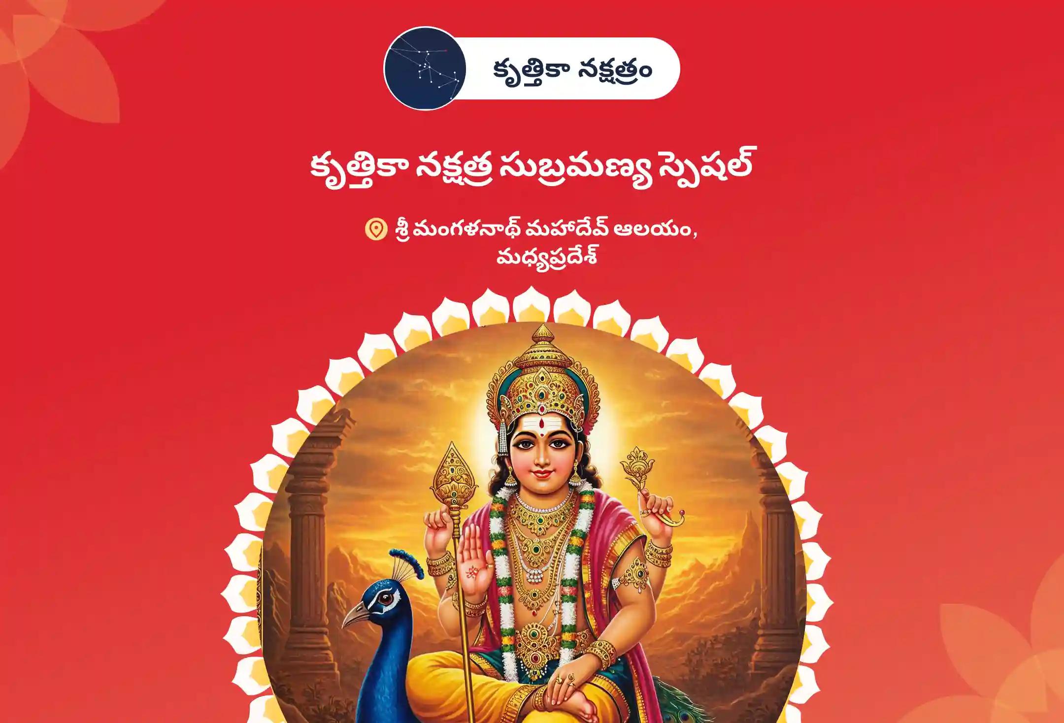 శత్రువులపై మరియు కోర్టు కేసులలో గెలవడం కోసం కృత్తికా నక్షత్ర సుబ్రమణ్య స్పెషల్ 666 షణ్ముఖ తర్పణం మరియు 36 స్కంద షష్ఠి కవచంలో పాల్గొనండి.