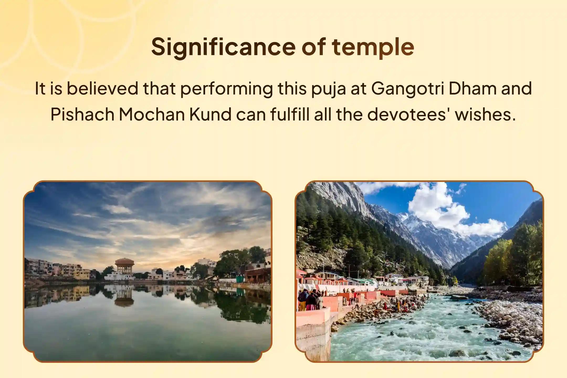 Gangotri Dham Pitru Dosha Special Pitru Dosh Shanti Mahapuja and Gangotri Dham Ganga Abhishek Puja for Peace of Ancestor's Souls and Resolving Family Disputes 
