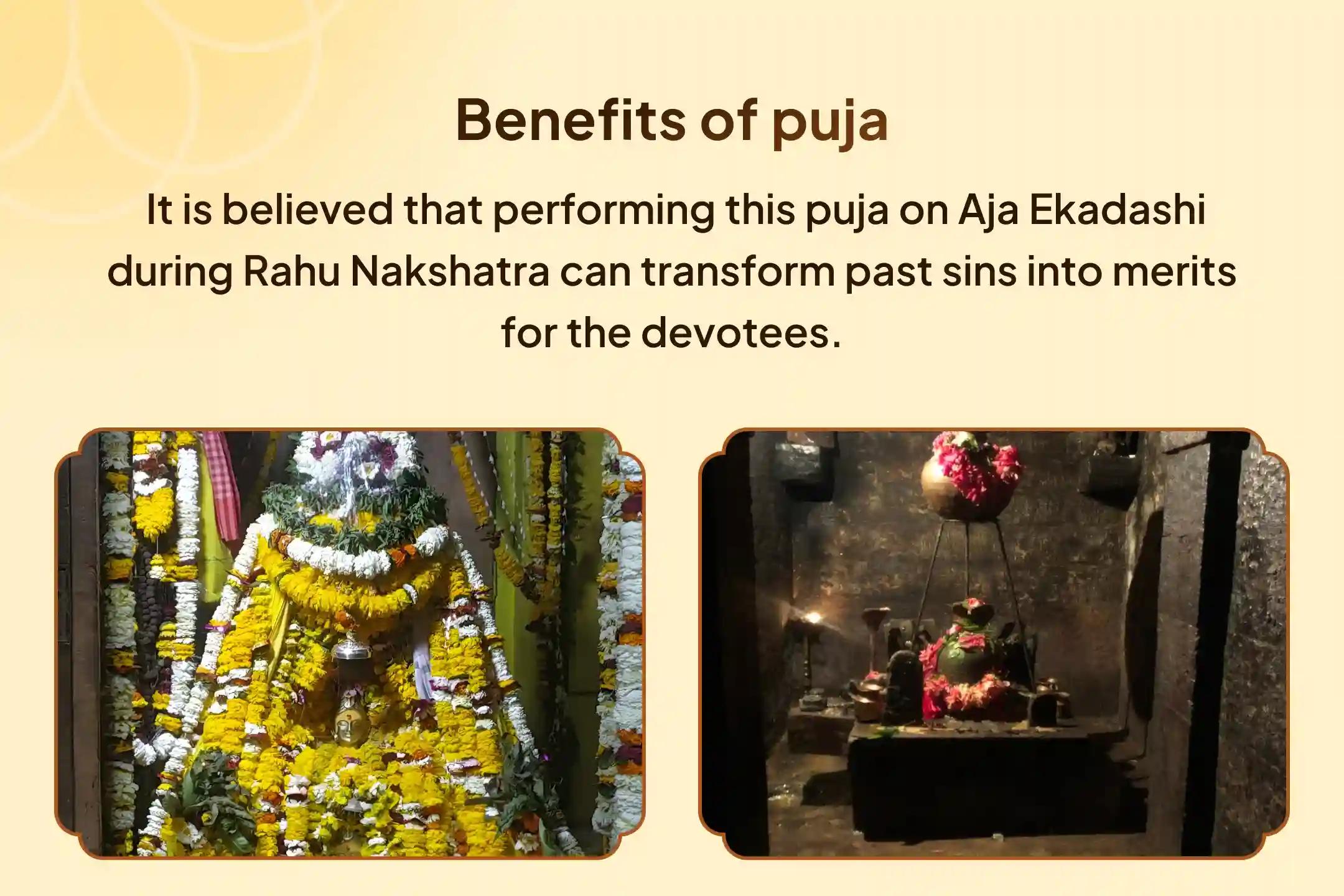 Aja Ekadashi and Rahu Nakshatra Paap Nivaran Puja Vishnu Sahasranama Jaap and Paap Graha Pitru Rahu Shanti Maha Puja Blessings of Relief from Rahu Graha Disturbances, Pitru Dosh and Past Karma