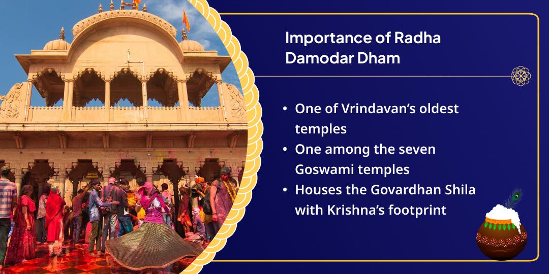 Dahi Handi Radha Damodar Makhan Chadhava