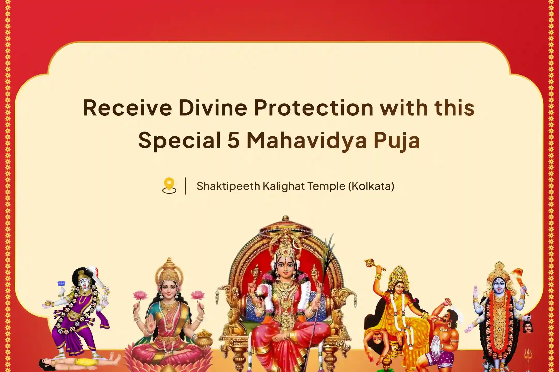 Darsh Amavasya Special: 5 Mahvidya Special Maa Bagalamukhi, Maa Kali, Maa Tara, Maa Shodashi, and Maa Bhuvaneshwari Shakti Samriddhi Maha Yagya For Shielding against Negativity and Invoke Abundance