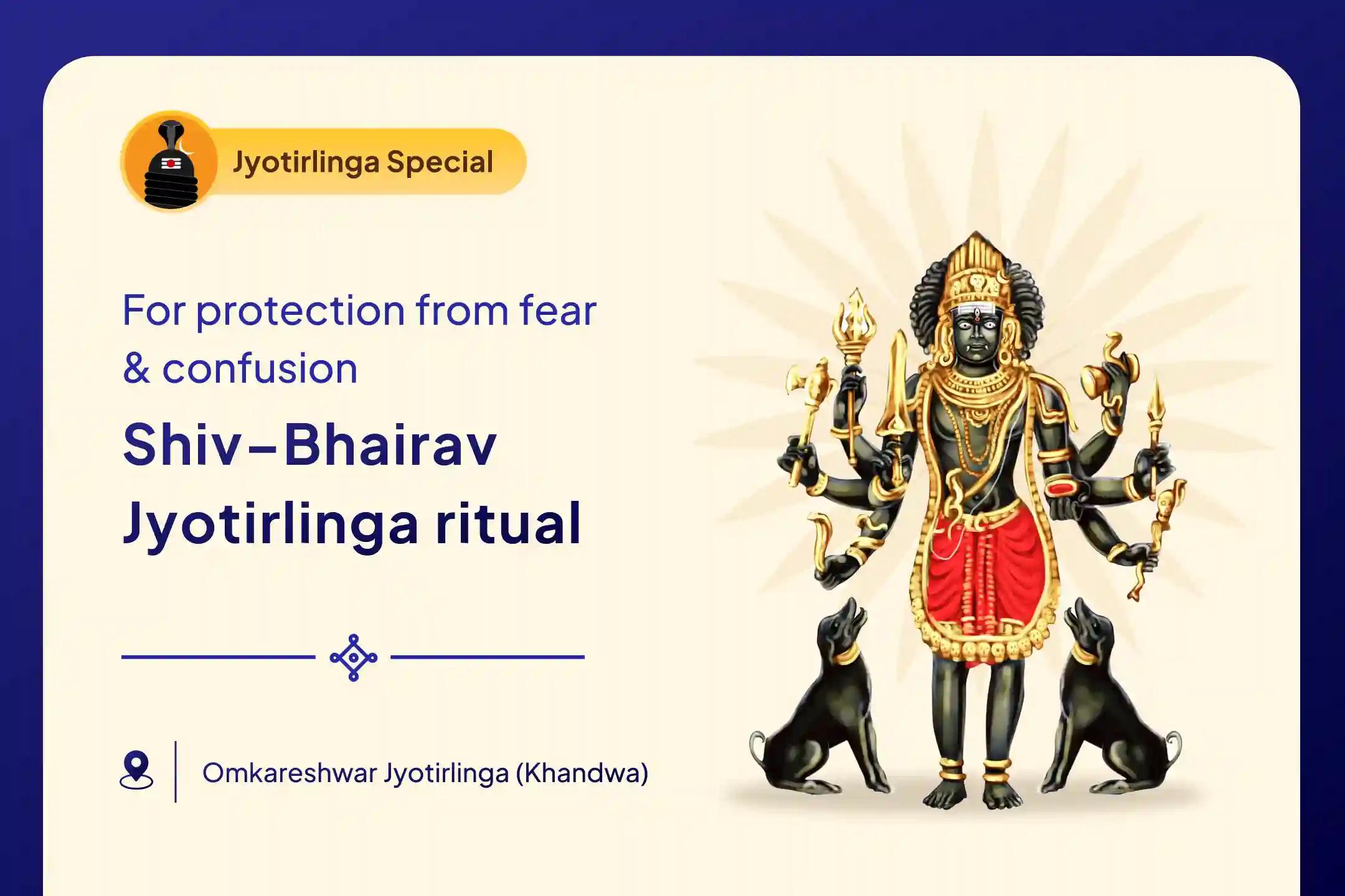 Darsha Amavsya Midnight Shiv-Bhairav Jyotirlinga Special Kaal Bhairav ji 'Ruler of Nishit Kaal' Abhishek Puja and Omkareshwar Rudrabhisek To Overcome Fear, Confusion and Delays