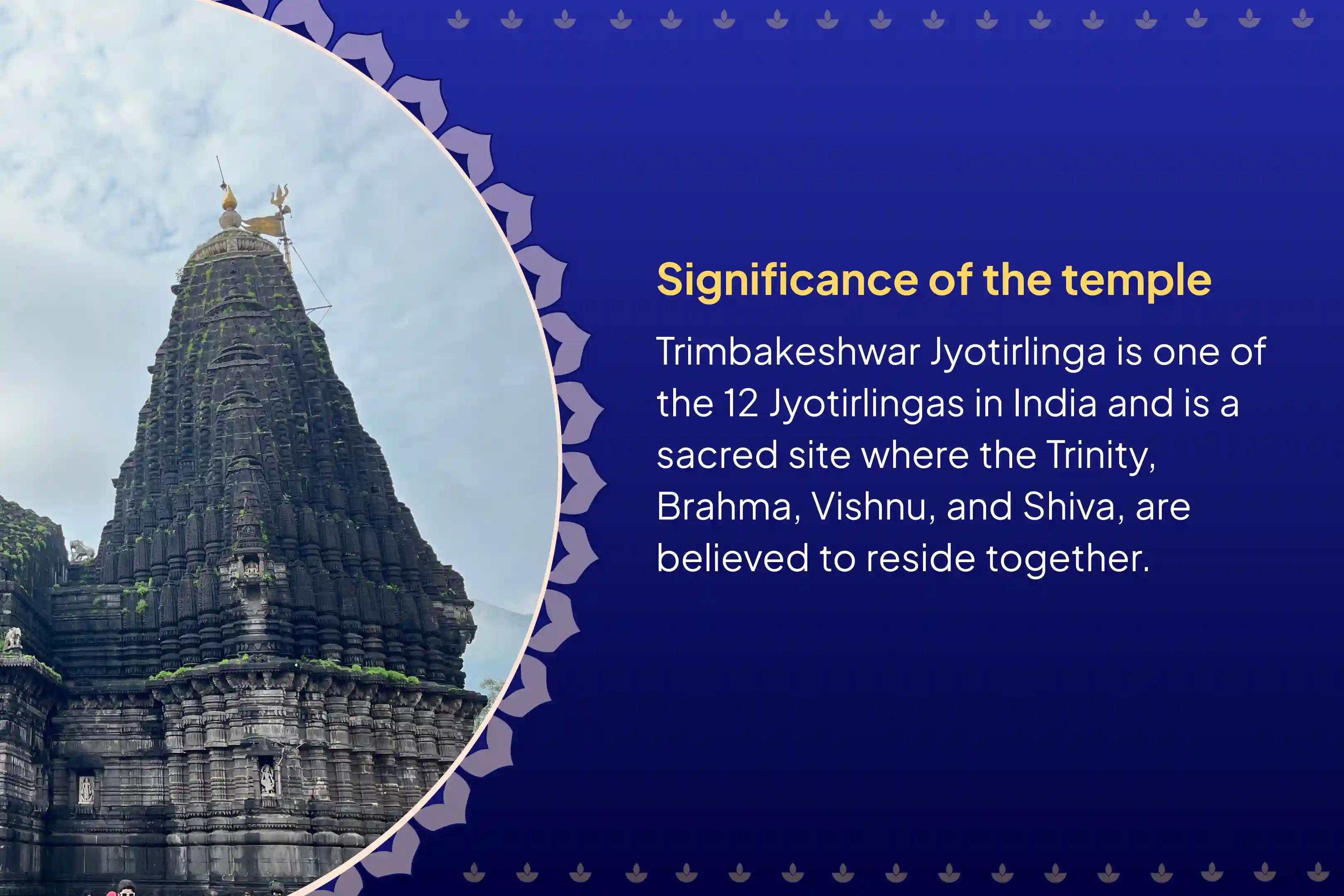 Participate in the Last Shravana Somvaram Trimbakeshwar Jyotirlinga Special Jyotirlinga Trimbakeshwar Rudrabhishek Mahapuja for blessings of abundance, purpose, and freedom from material hurdles