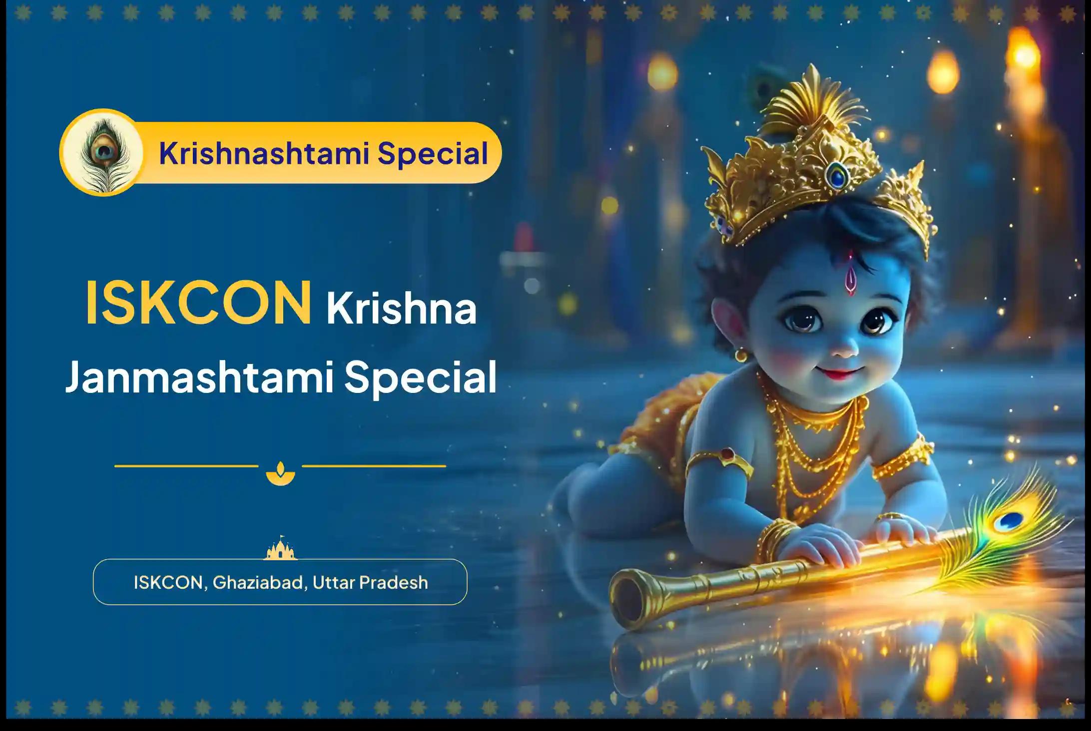 Participate in the ISKCON Krishna Janmashtami Special Krishna Janmashtami 108 Bhog Seva, Abhishek, and Homam for the Bhakti of Lord Krishna and pleasing him.