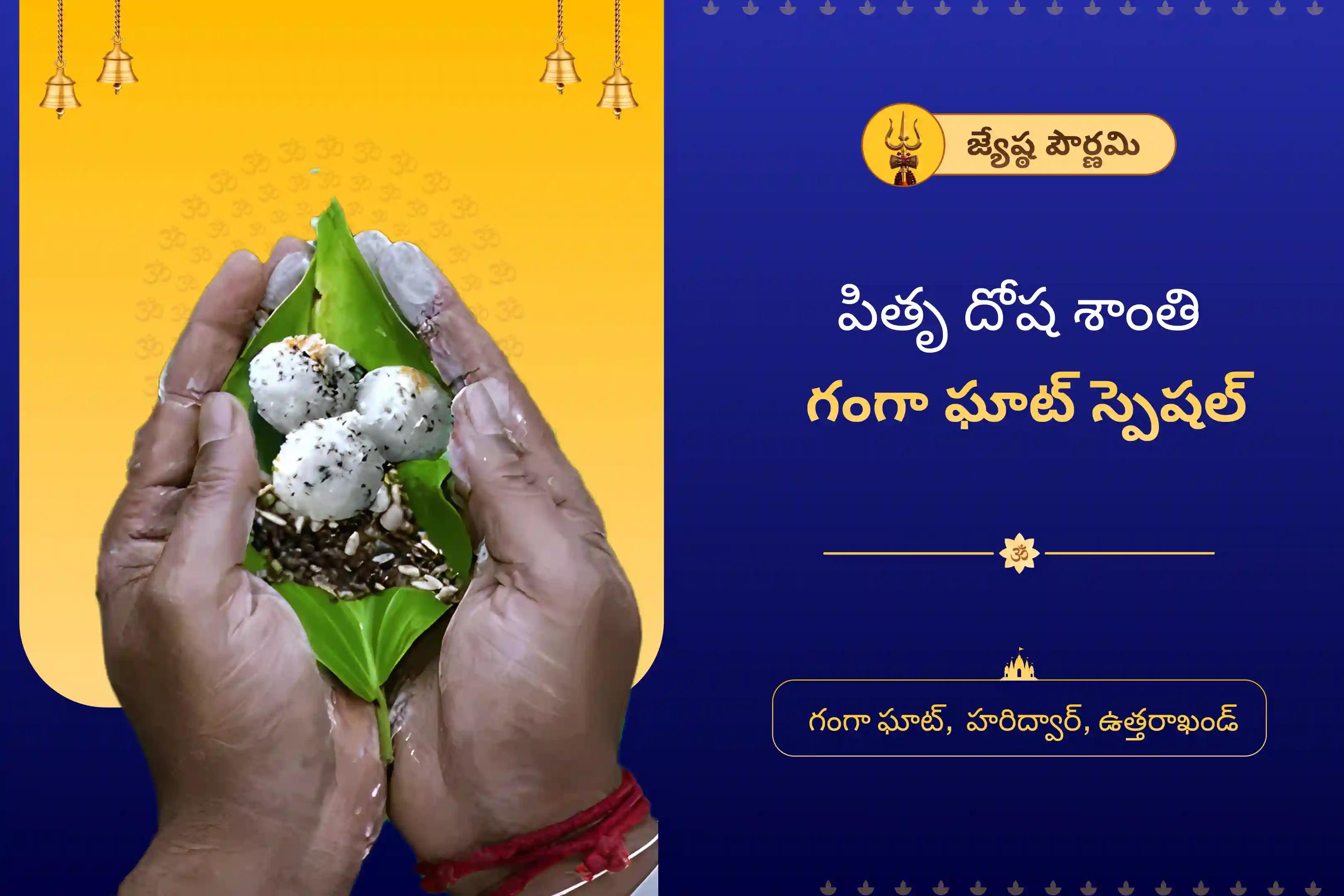 మీ పితృల శాంతి కోసం శ్రావణ అమావాస్య పితృ దోష శాంతి గంగా ఘాట్ ప్రత్యేక పూజ నారాయణ బలి, నాగ బలి మరియు పితృ శాంతి మహాపూజ లో పాల్గొనండి.​