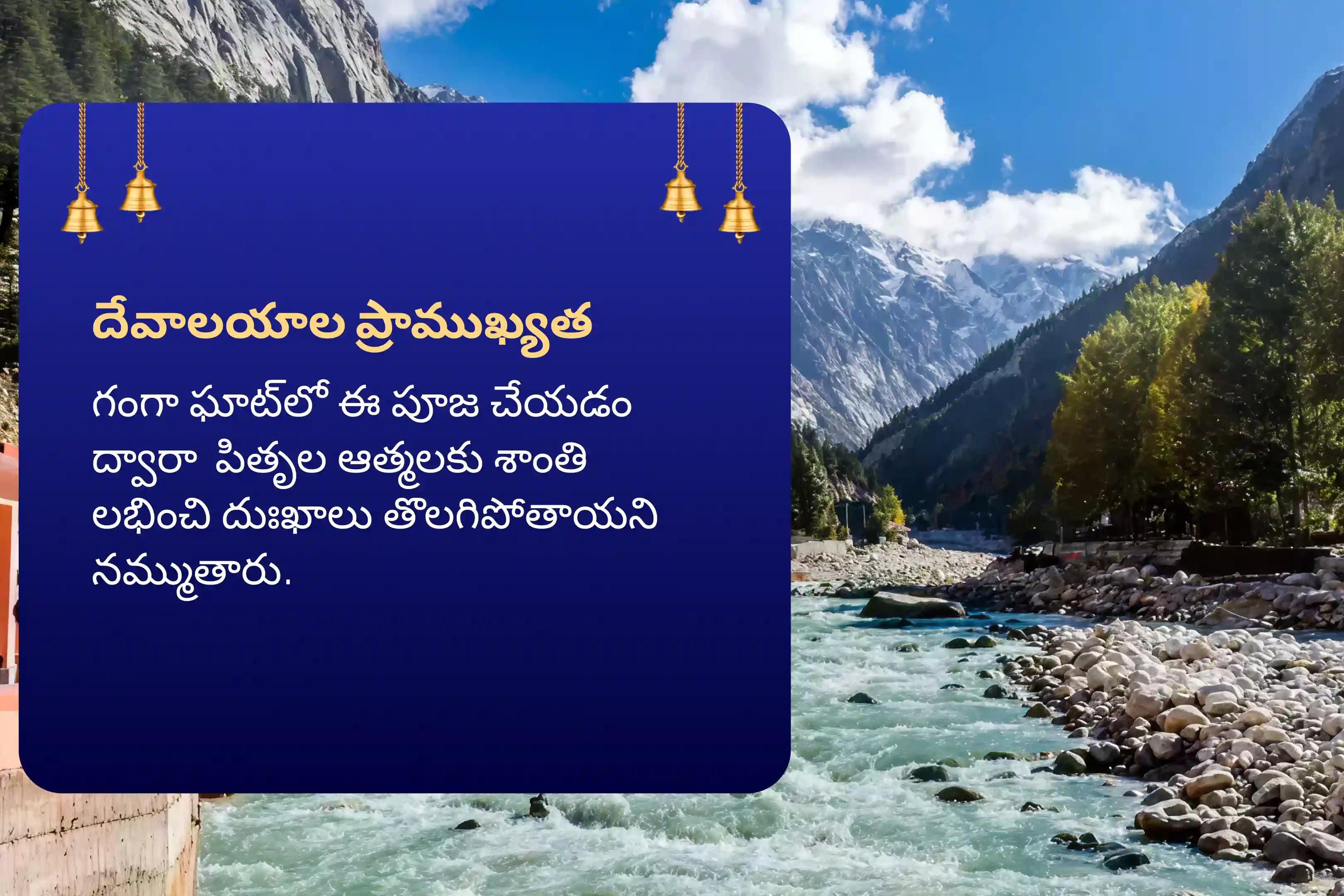 మీ పితృల శాంతి కోసం శ్రావణ అమావాస్య పితృ దోష శాంతి గంగా ఘాట్ ప్రత్యేక పూజ నారాయణ బలి, నాగ బలి మరియు పితృ శాంతి మహాపూజ లో పాల్గొనండి.​