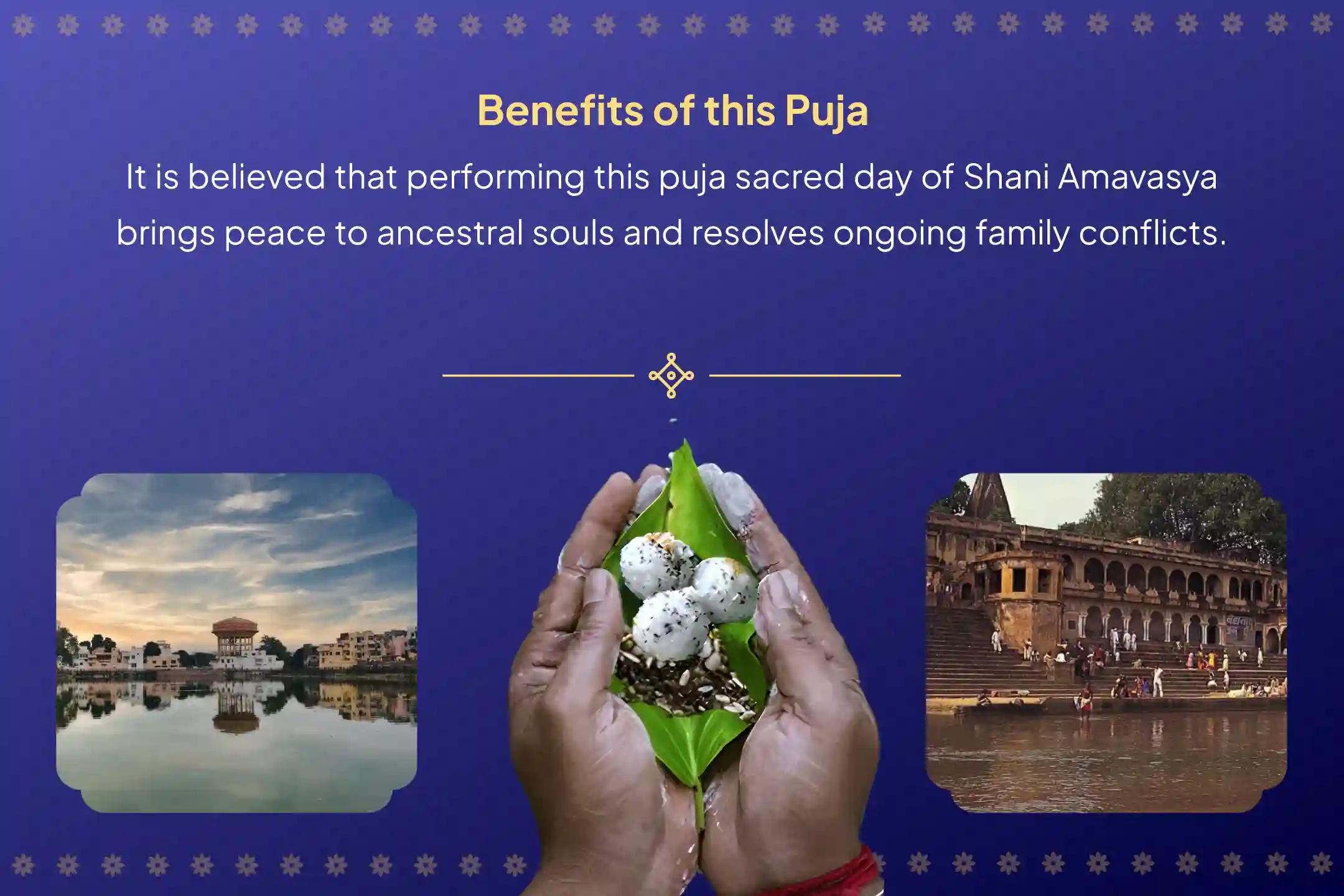 Perform the Shani Amavasya Gaya Kashi Pitru Dosh Special Gaya Pitru Dosh Nivaran Puja and Kashi Ganga Aarti for the Peace of Ancestors’ souls and Resolving Family Disputes
