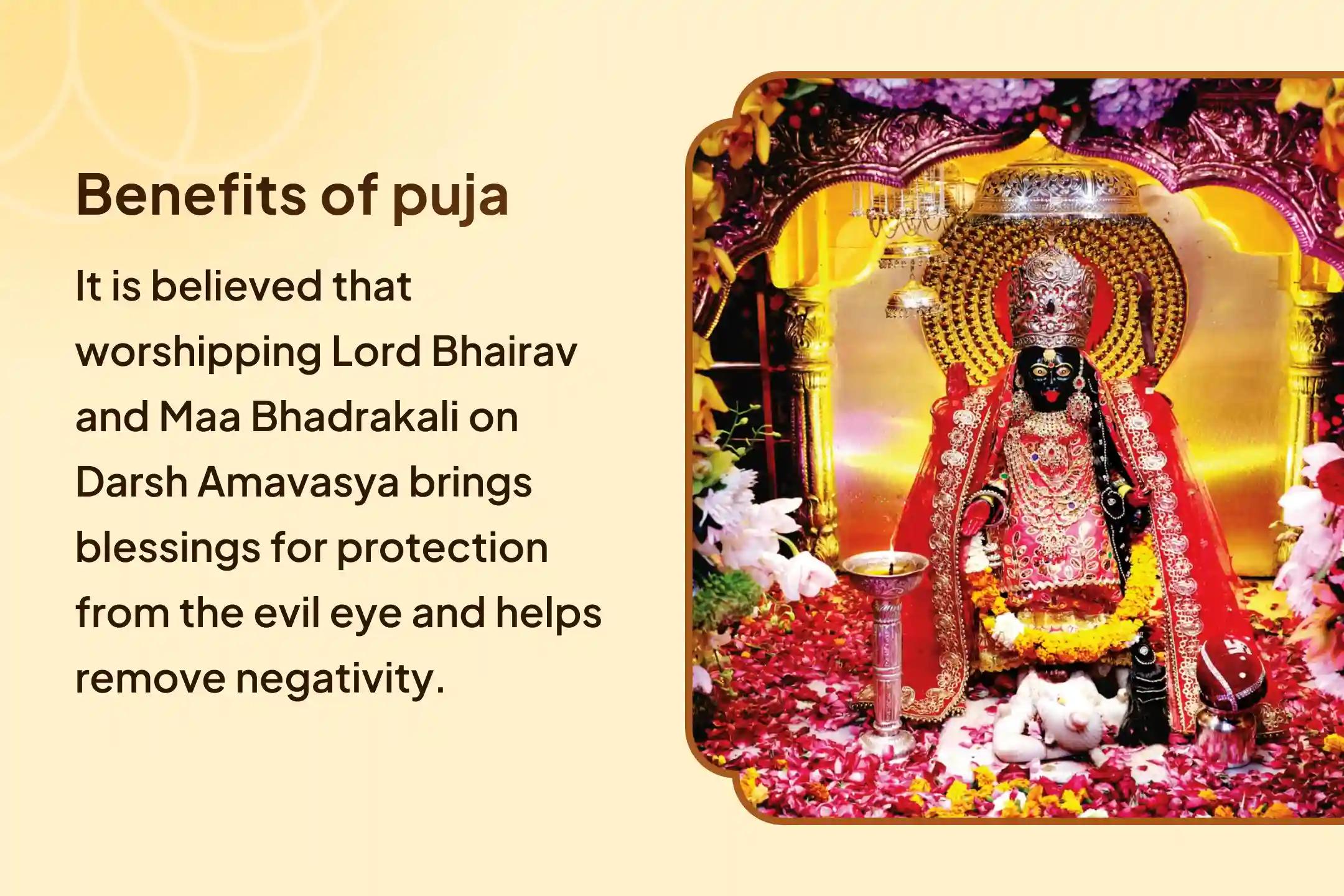 Bhadrakali Kavach: Darsh Amavasya Special Bhairav Nazar Dosha Shanti Puja & Bhadrakali Raksha Kavach Yagya for Protection against Black Magic and Evil Eye