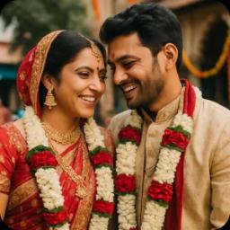 Happy marriage and love relationships