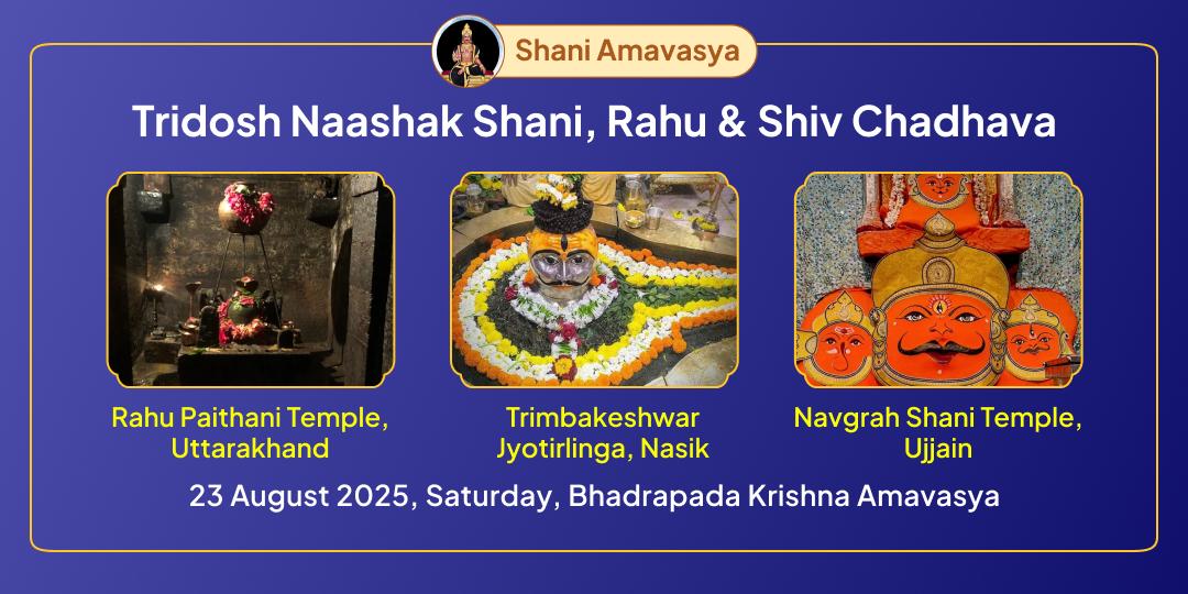 Shani Amavasya Shani, Rahu & Shiv Chadhava