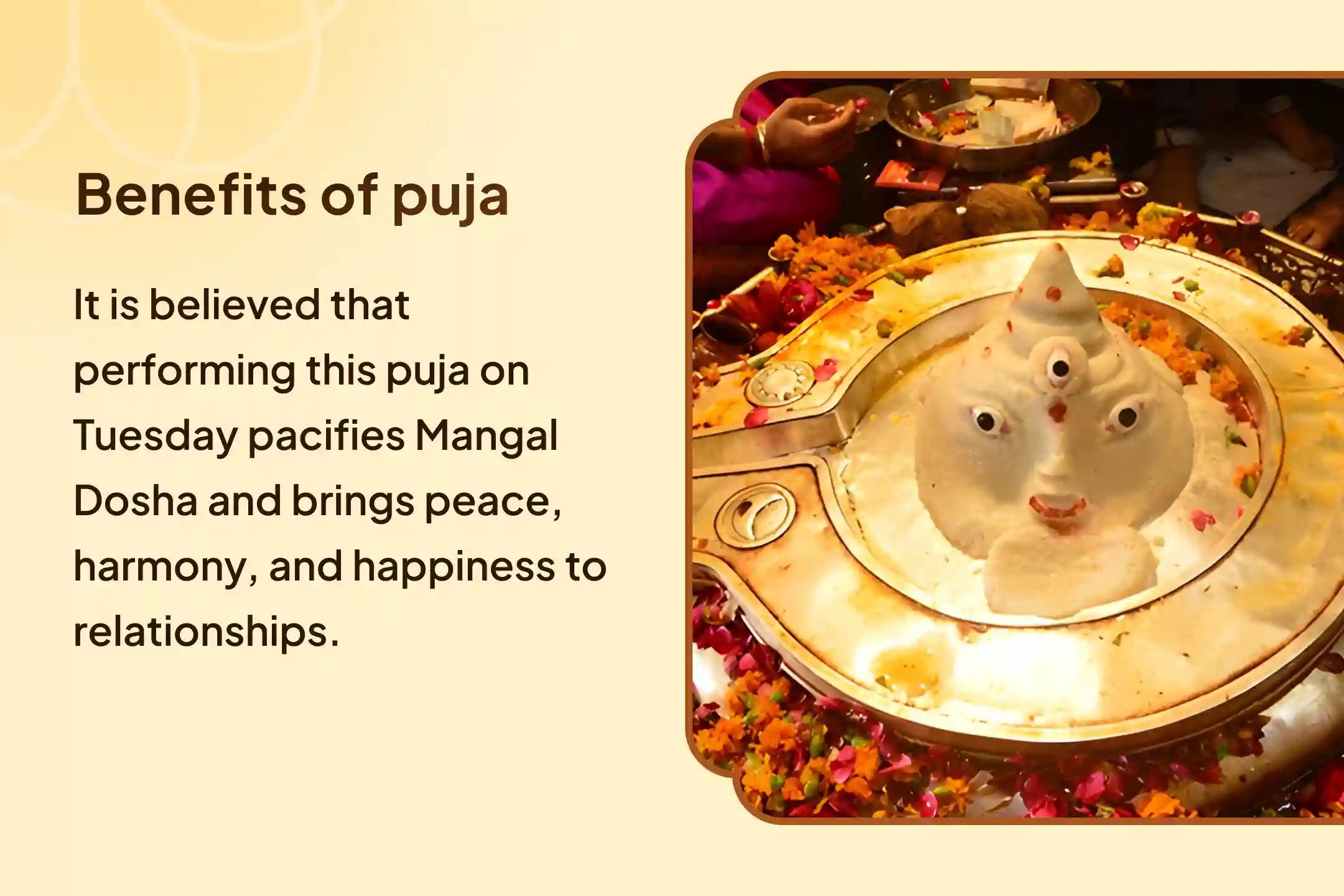 Mangalwar Manglik Dosh Shanti Special Manglik Dosha Shanti Puja, Peepal Tree Puja and Mangal Daan Kunjika for Overcoming Conflicts and Relationship Bliss